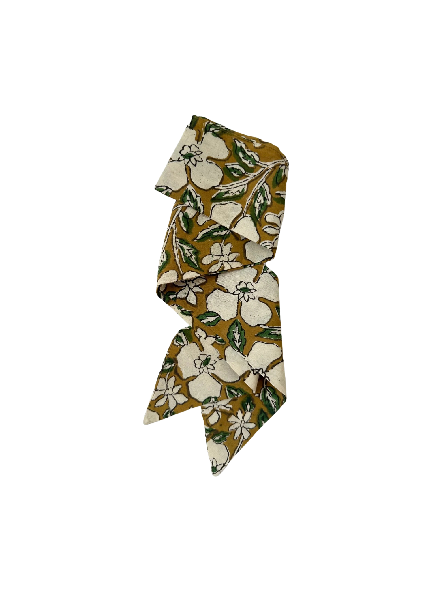 Magnolia Block Print Hat Scarf