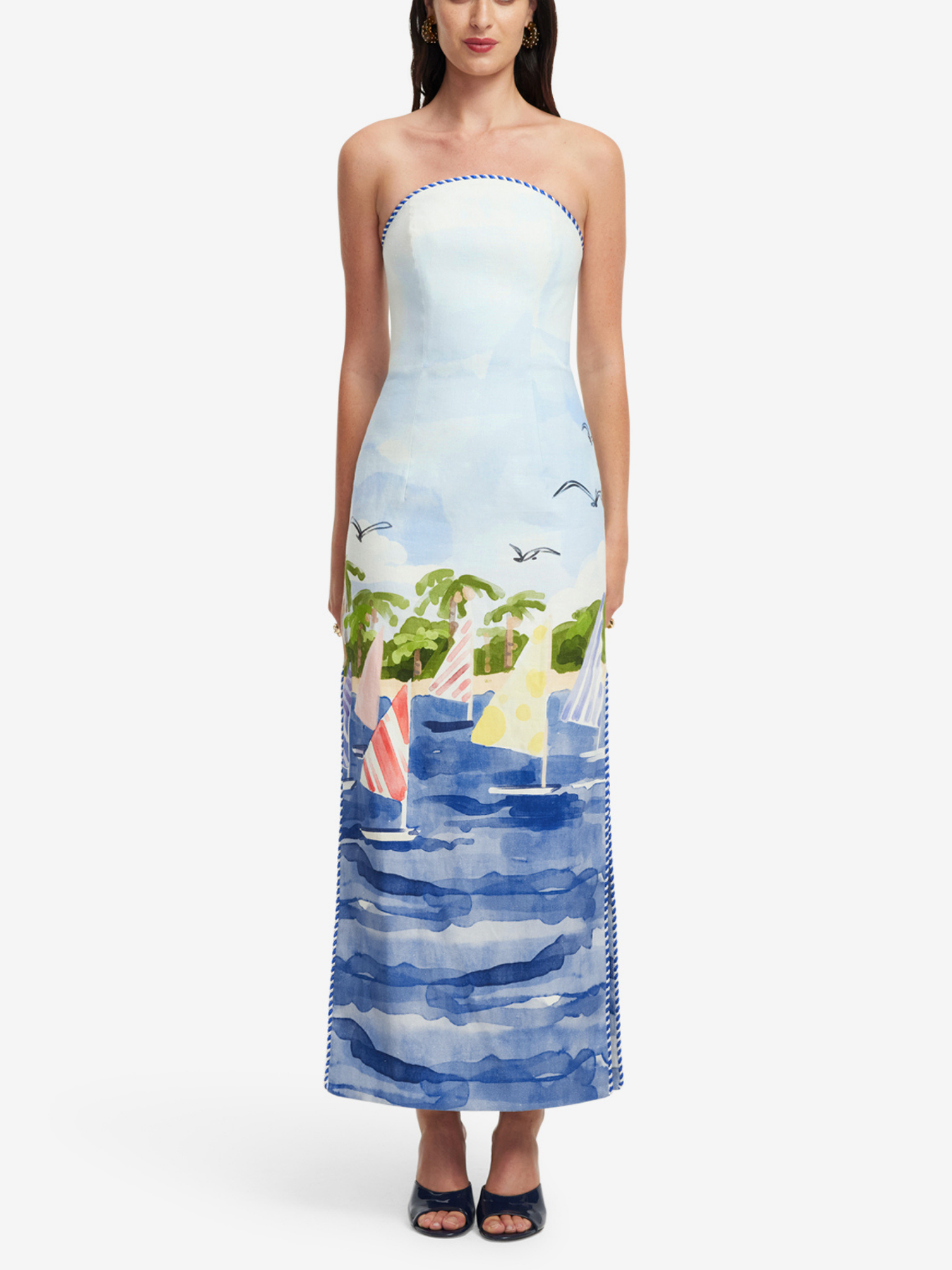 Ava Bustier Maxi Dress