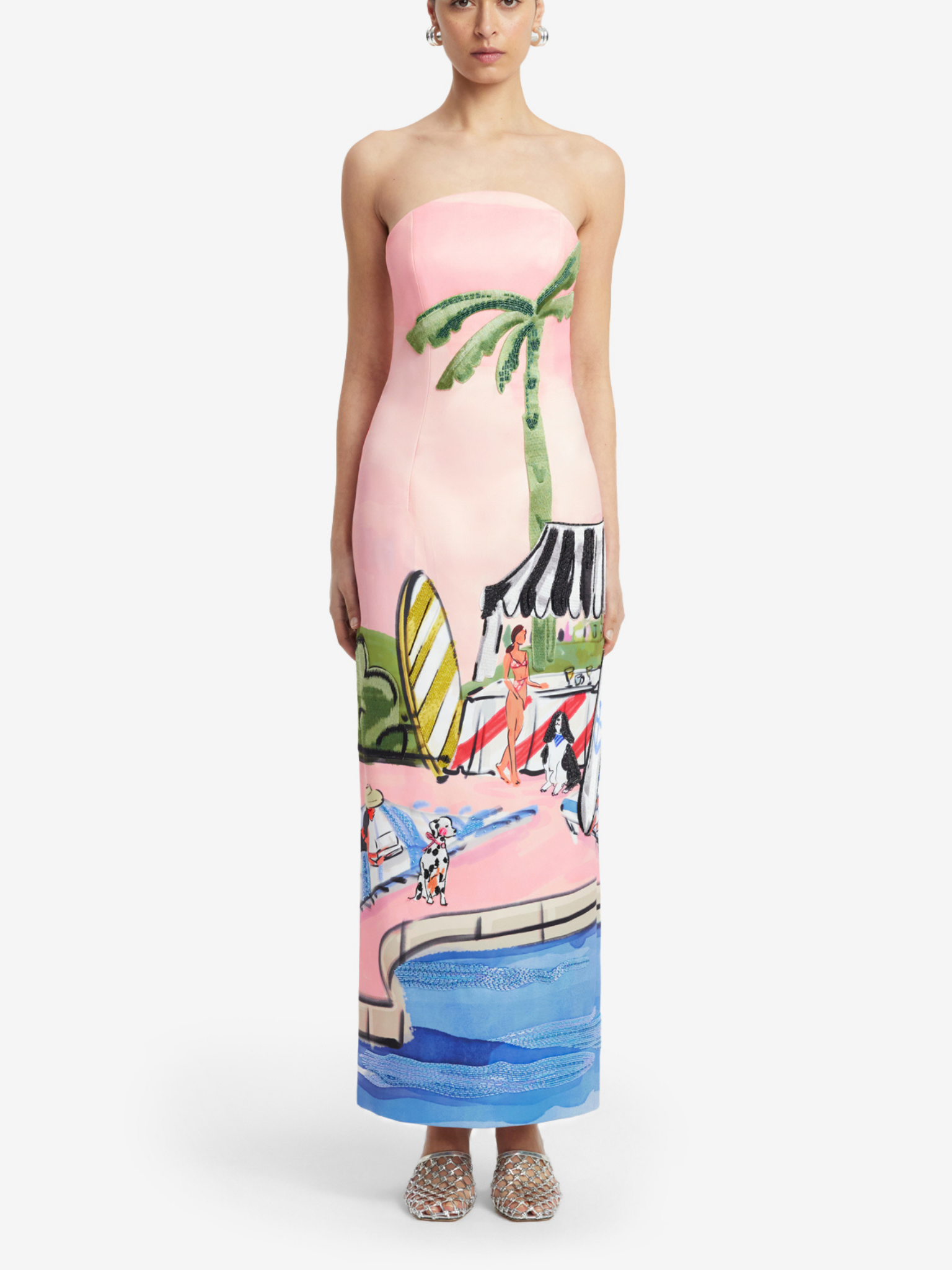 Ava Bustier Maxi Dress