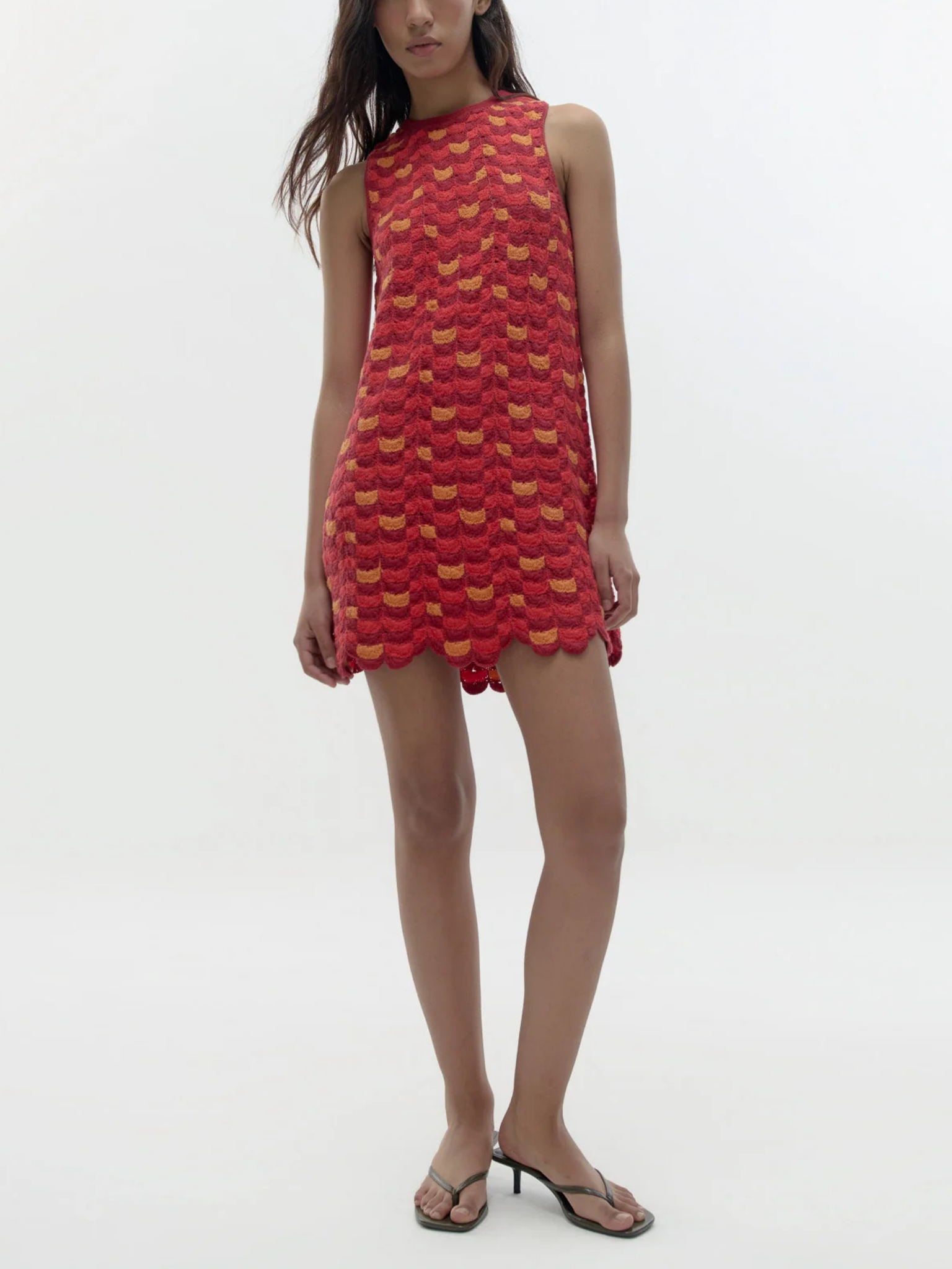 Solana Intarsia Mini Dress