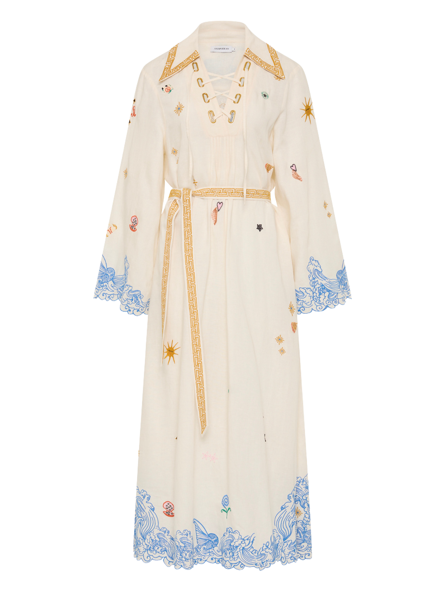 Pipeline Scallop Hem Kaftan