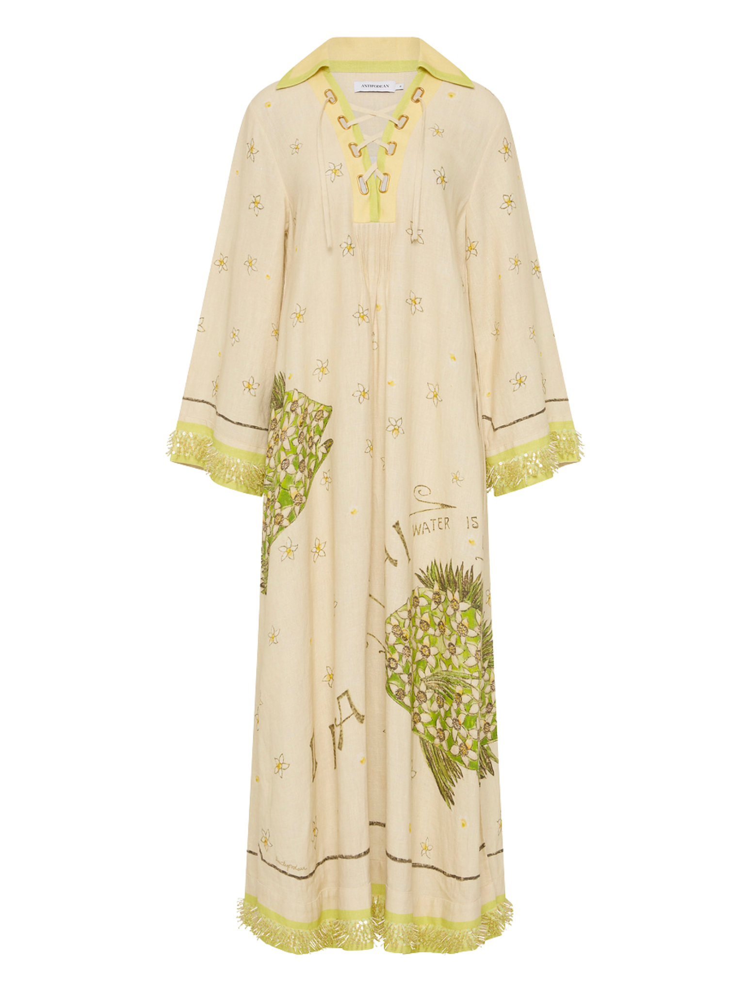 Brightside Lace Up Kaftan