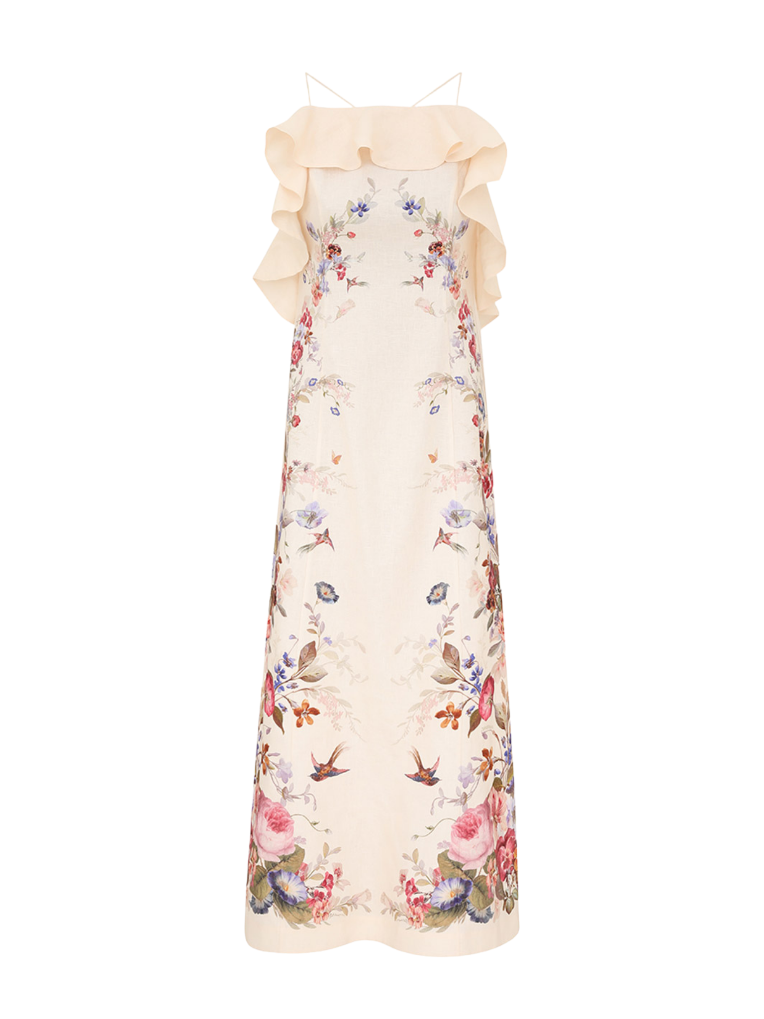 Patience Frill Midi Dress
