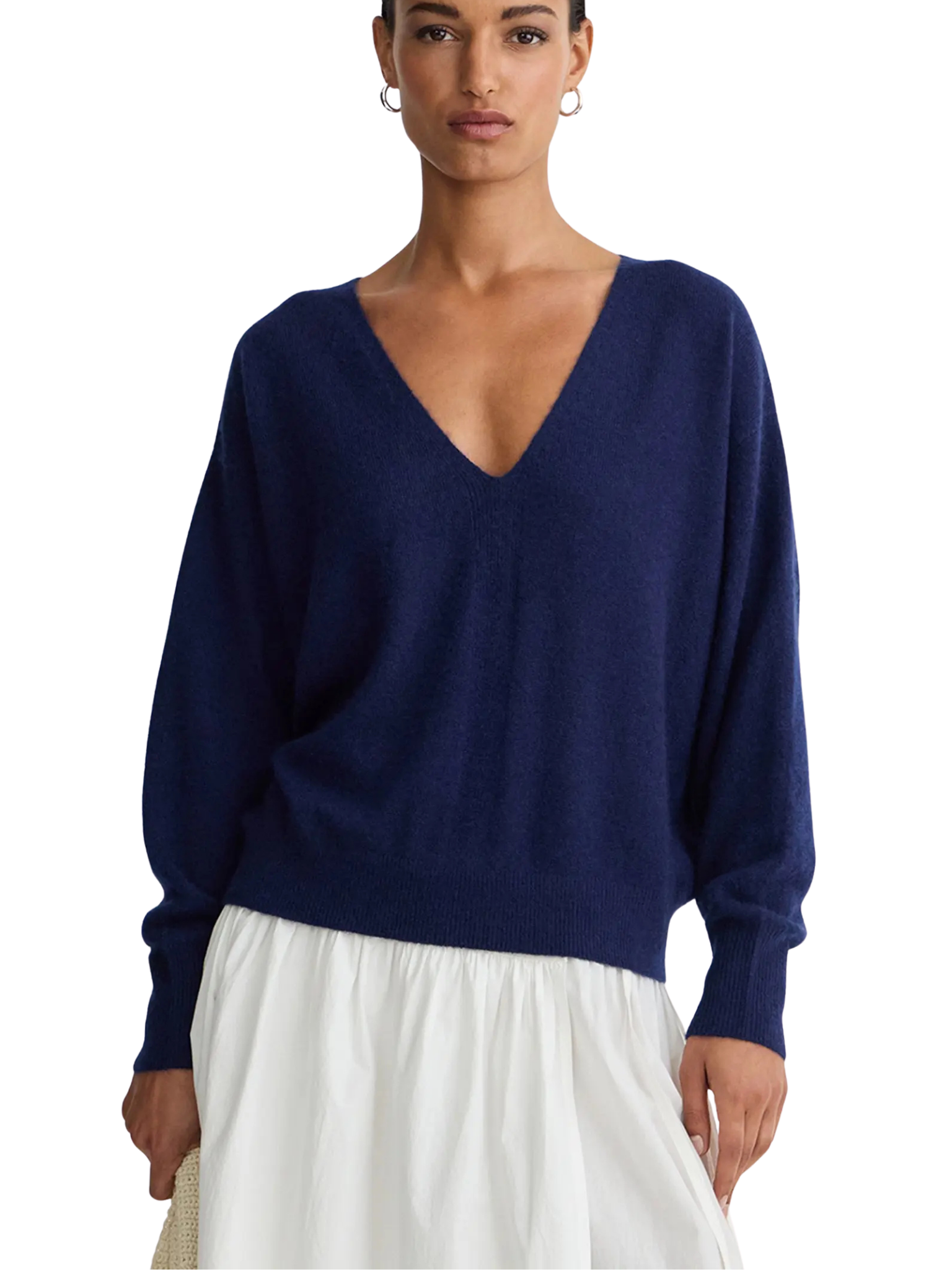 Softest Silk Cashmere V-Neck