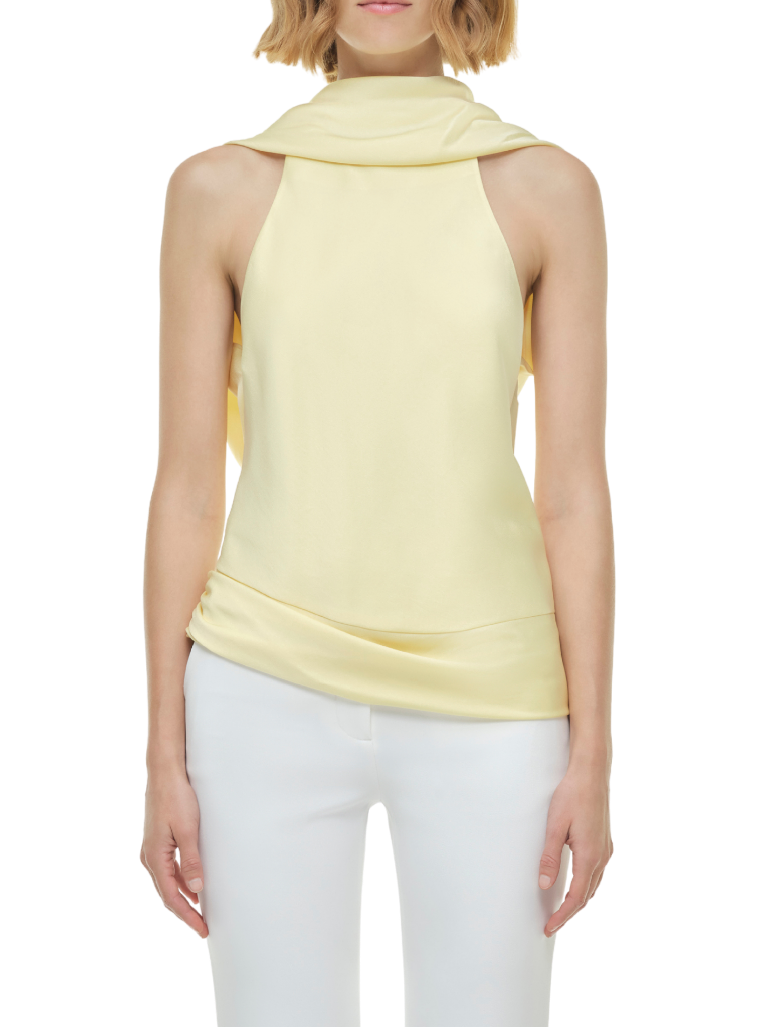 Samira Satin Cape Top