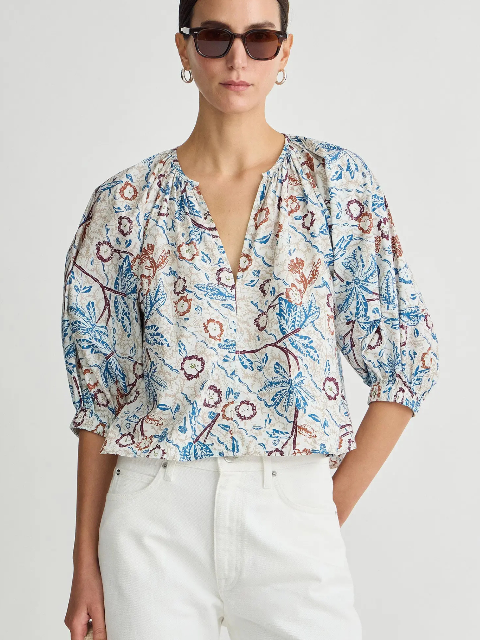 Nele Lantern Sleeve Top