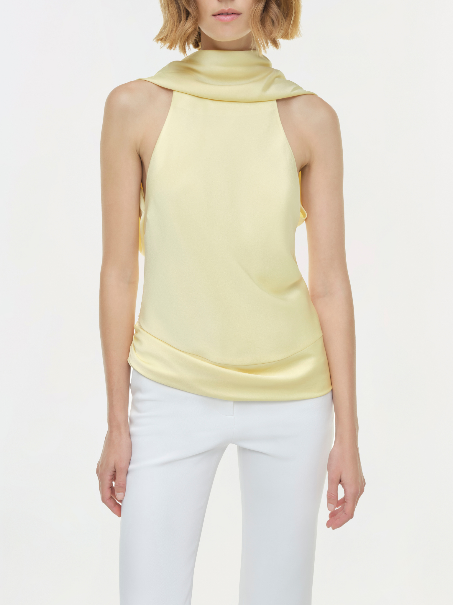 Samira Satin Cape Top