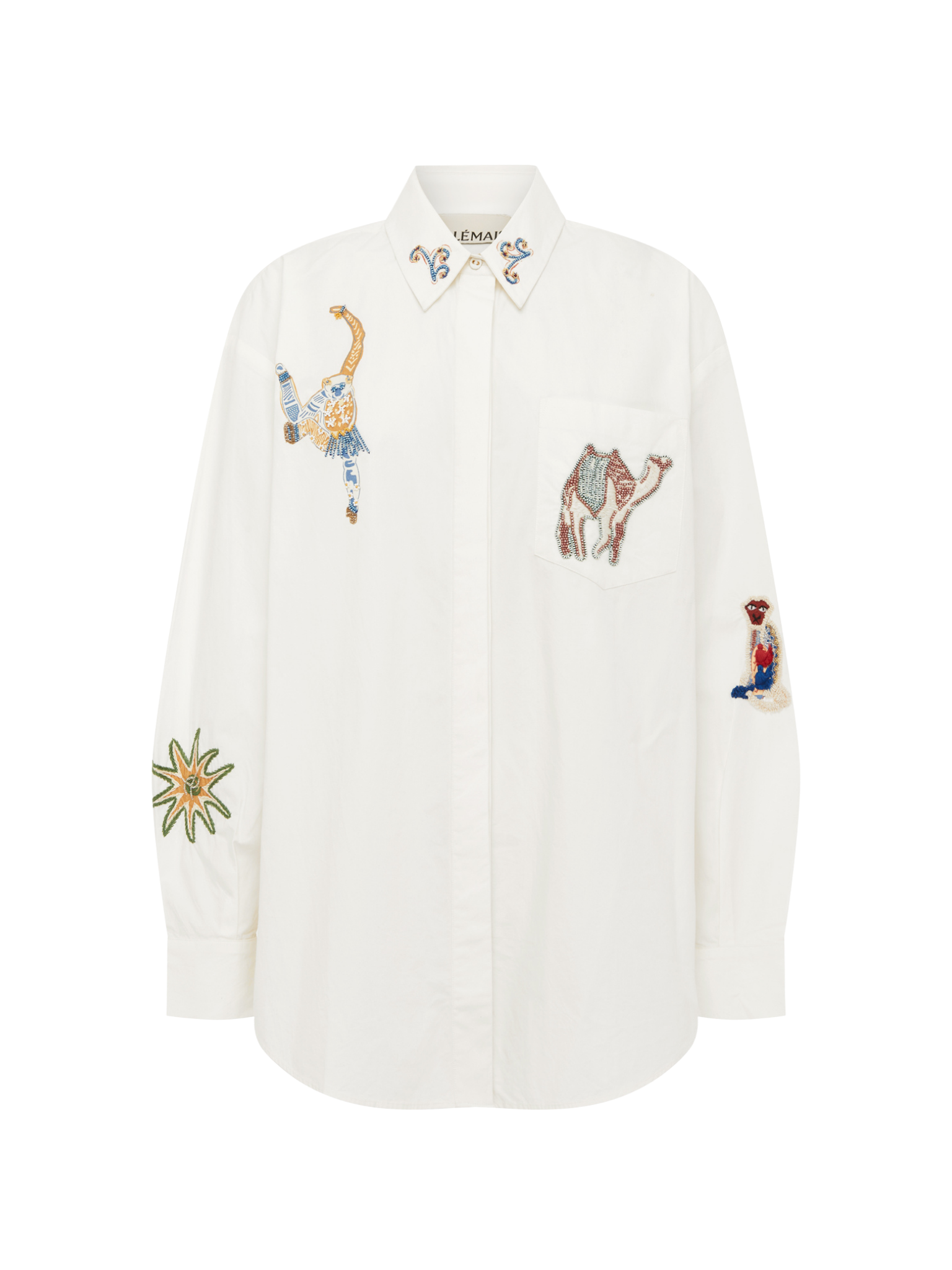 Carmine Embroidered Shirt