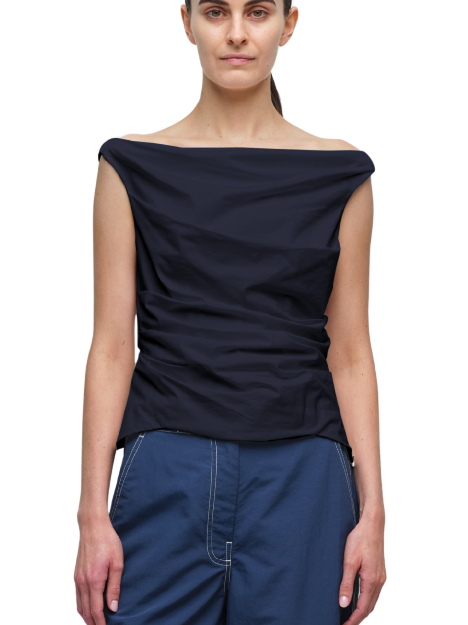 Maisel Cotton Draped Top