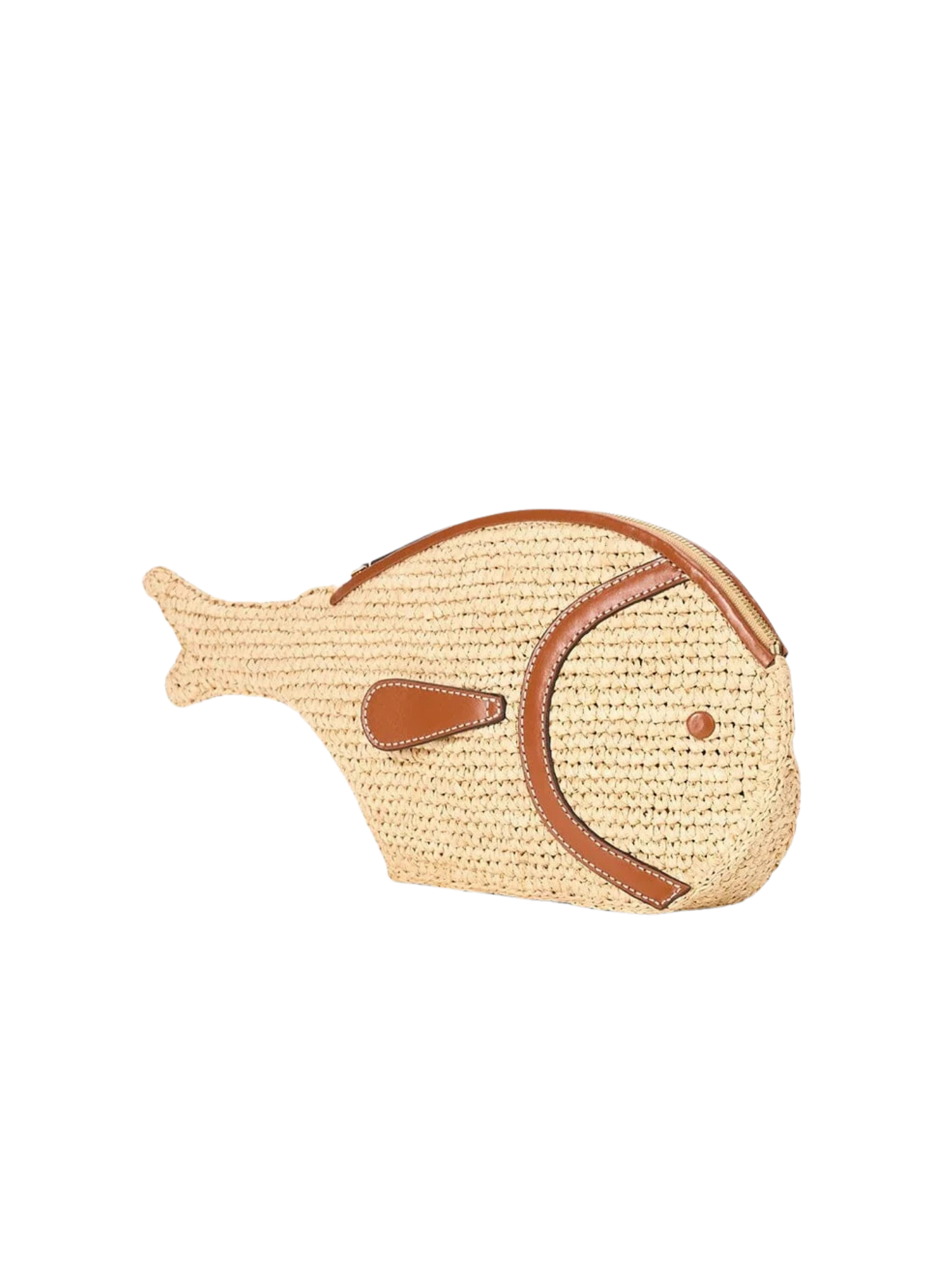 Pesce Raffia Clutch