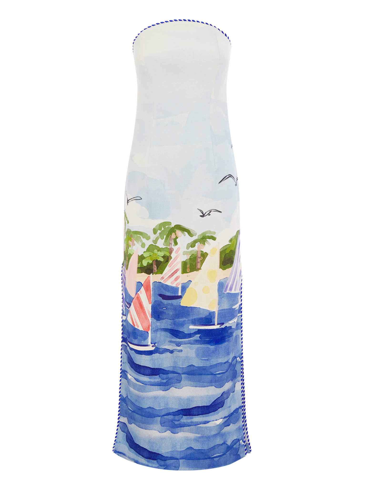 Ava Bustier Maxi Dress