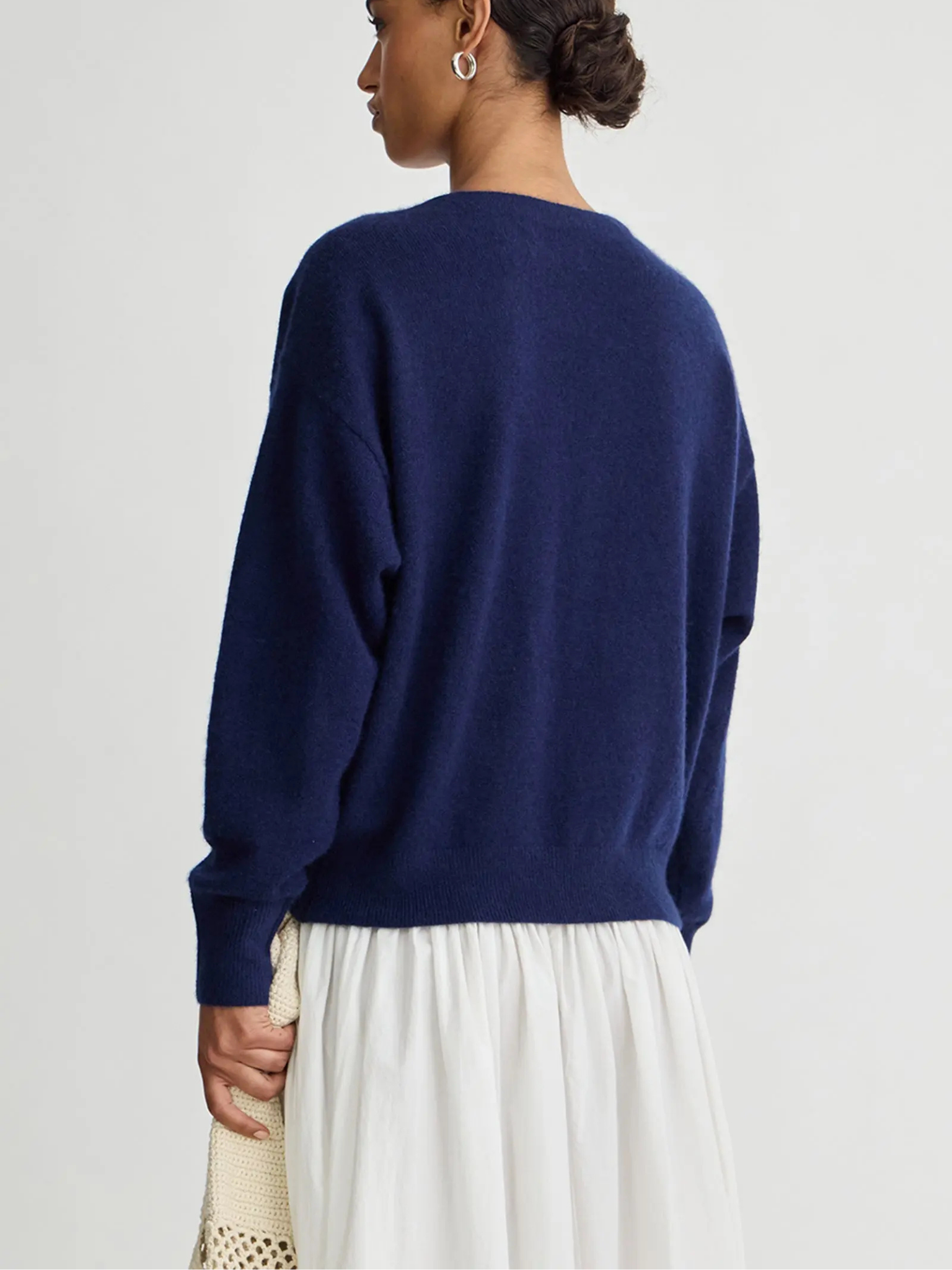 Softest Silk Cashmere V-Neck