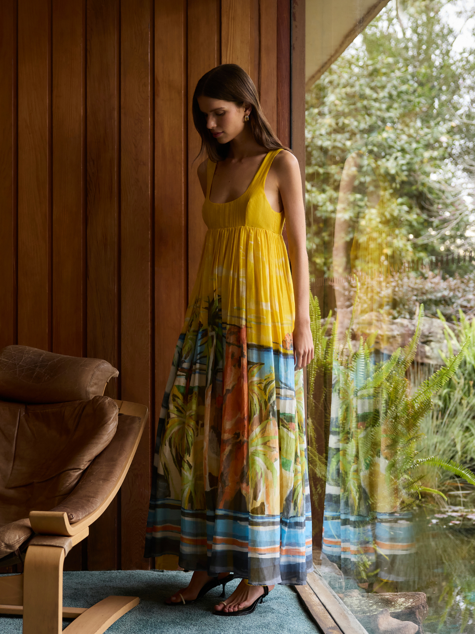 Jett Bodice Flare Maxi Dress