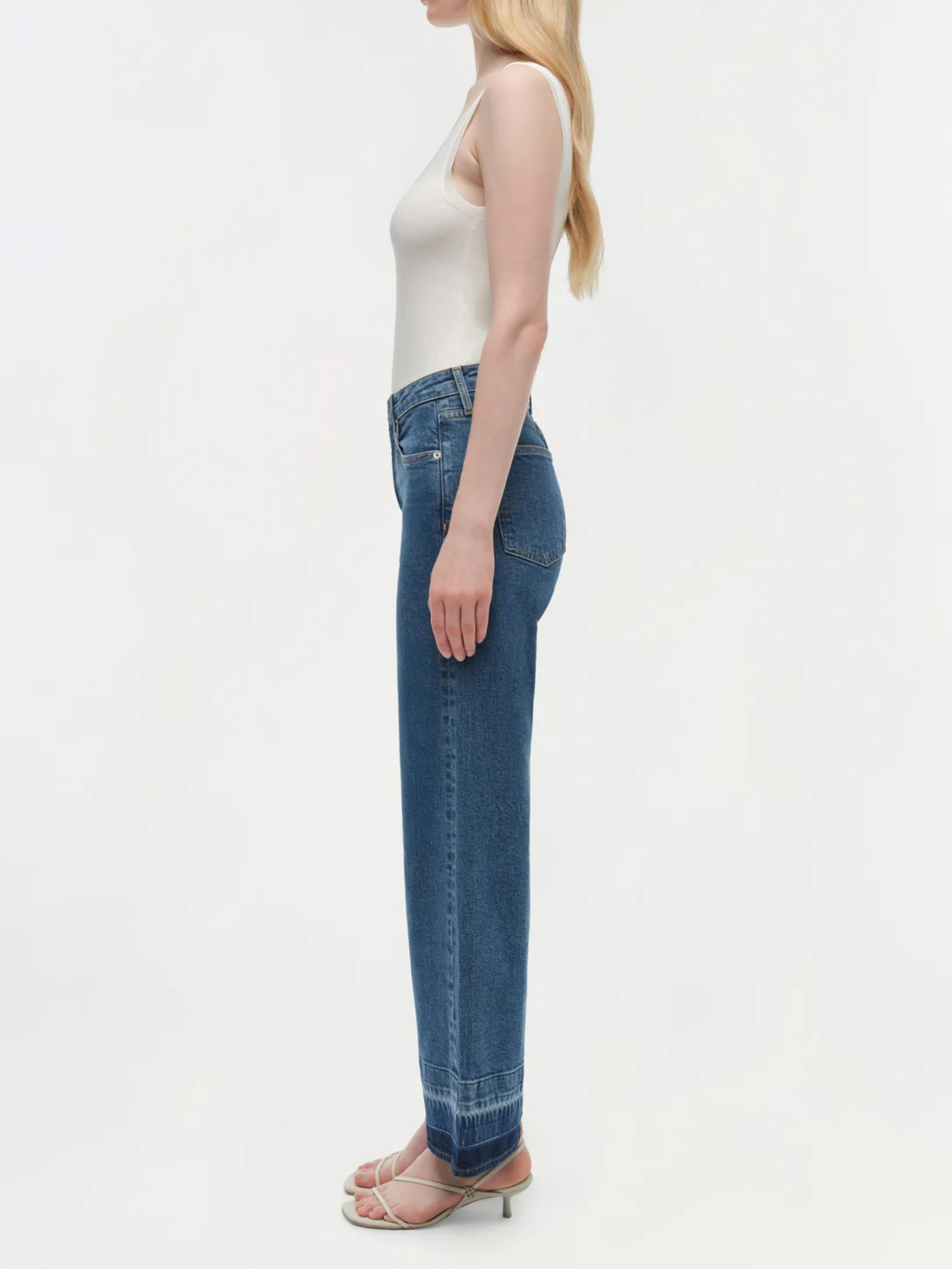 Jude High Rise Crop Wide Leg Denim