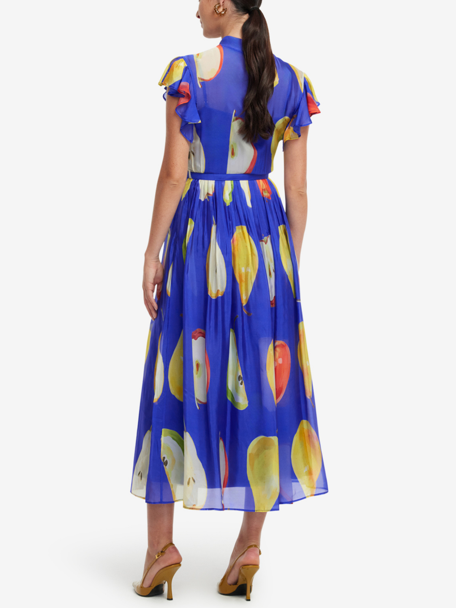 Grace Flutter Sleeve Midi Dress