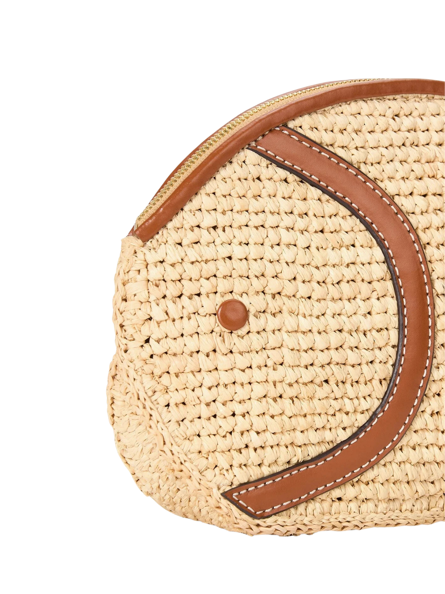 Pesce Raffia Clutch