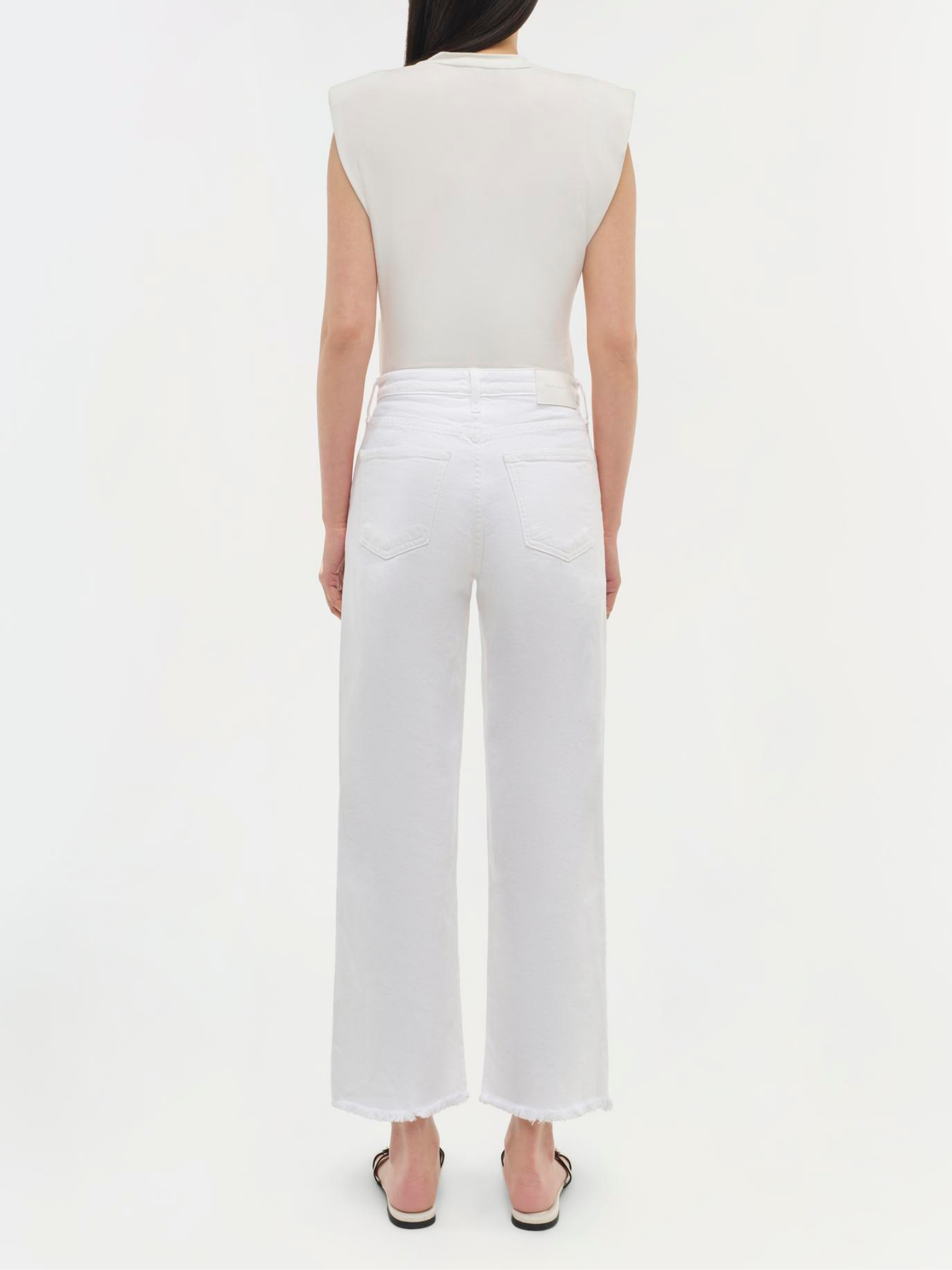 Jude High Rise Crop Wide Leg Denim
