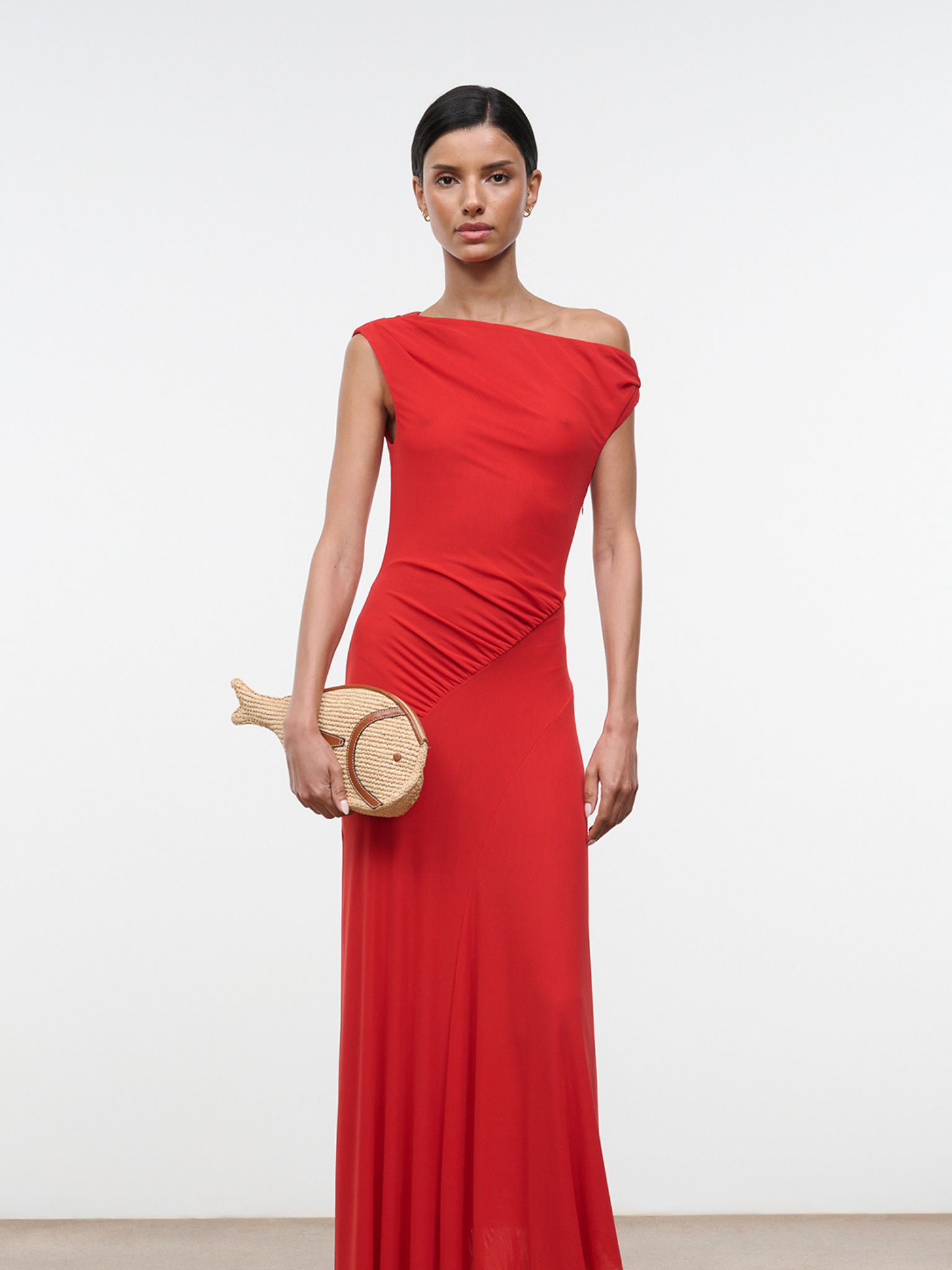 Pesce Raffia Clutch
