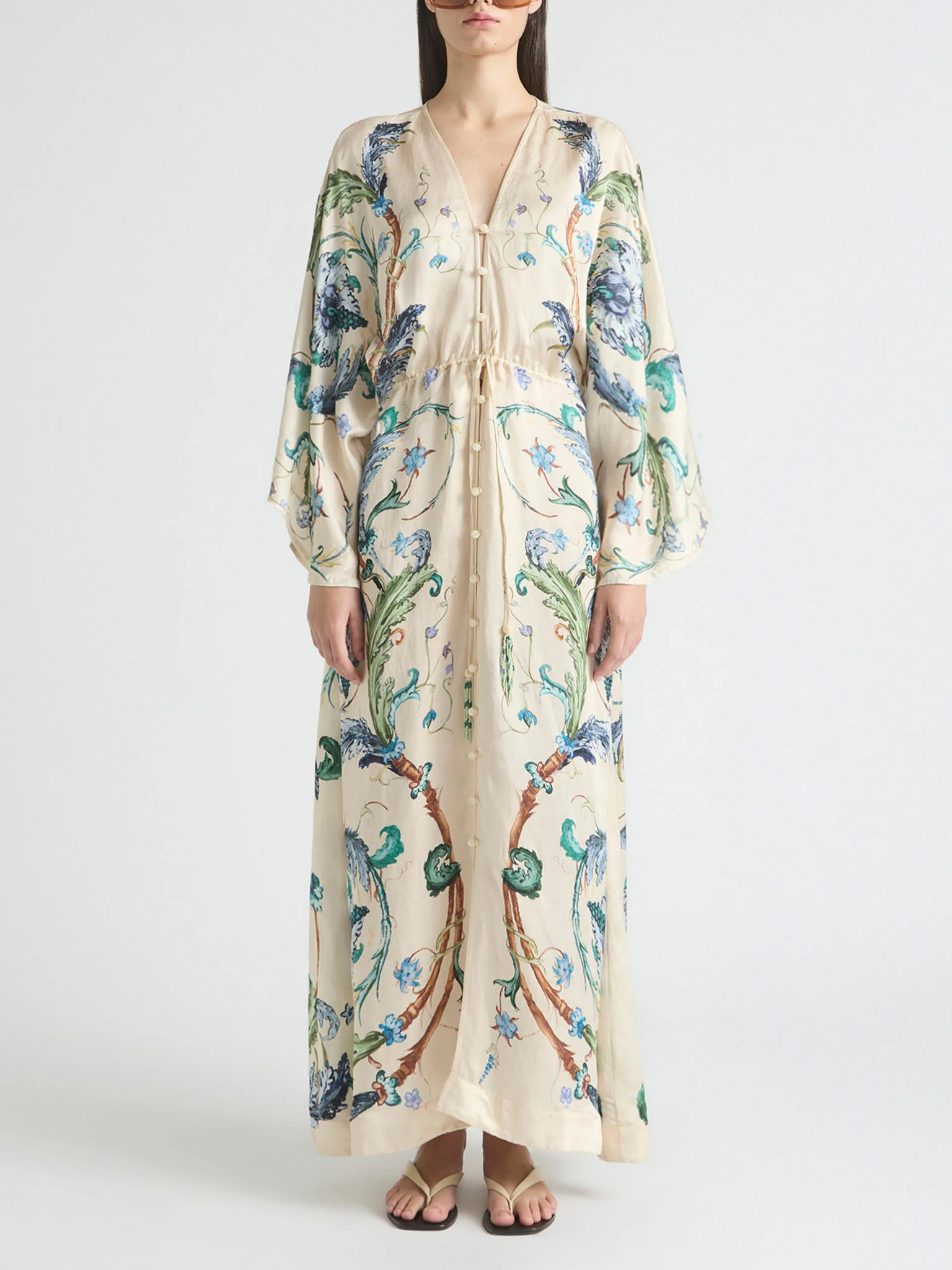 Le Bon Bon Drawstring Waist Kaftan