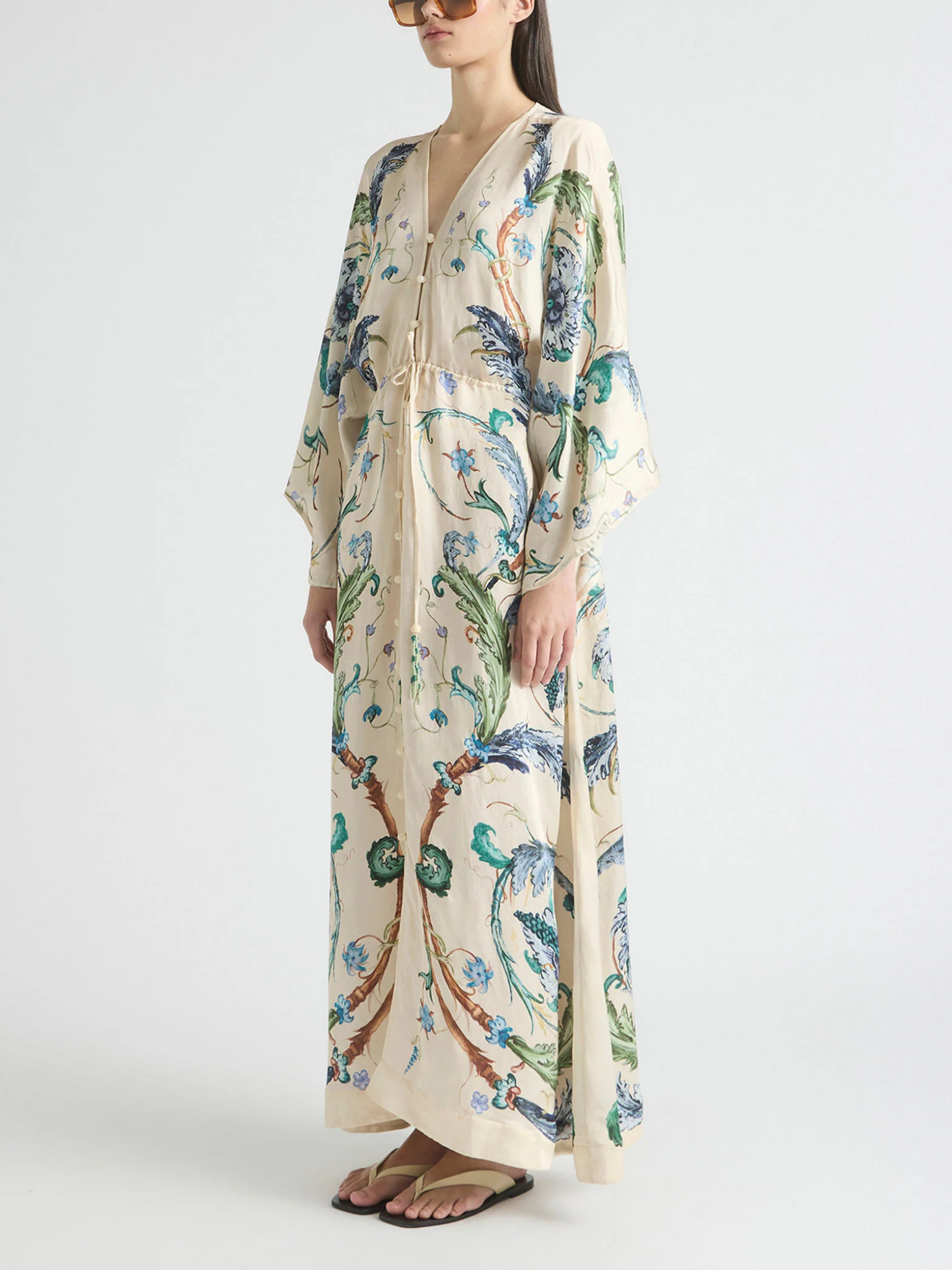 Le Bon Bon Drawstring Waist Kaftan