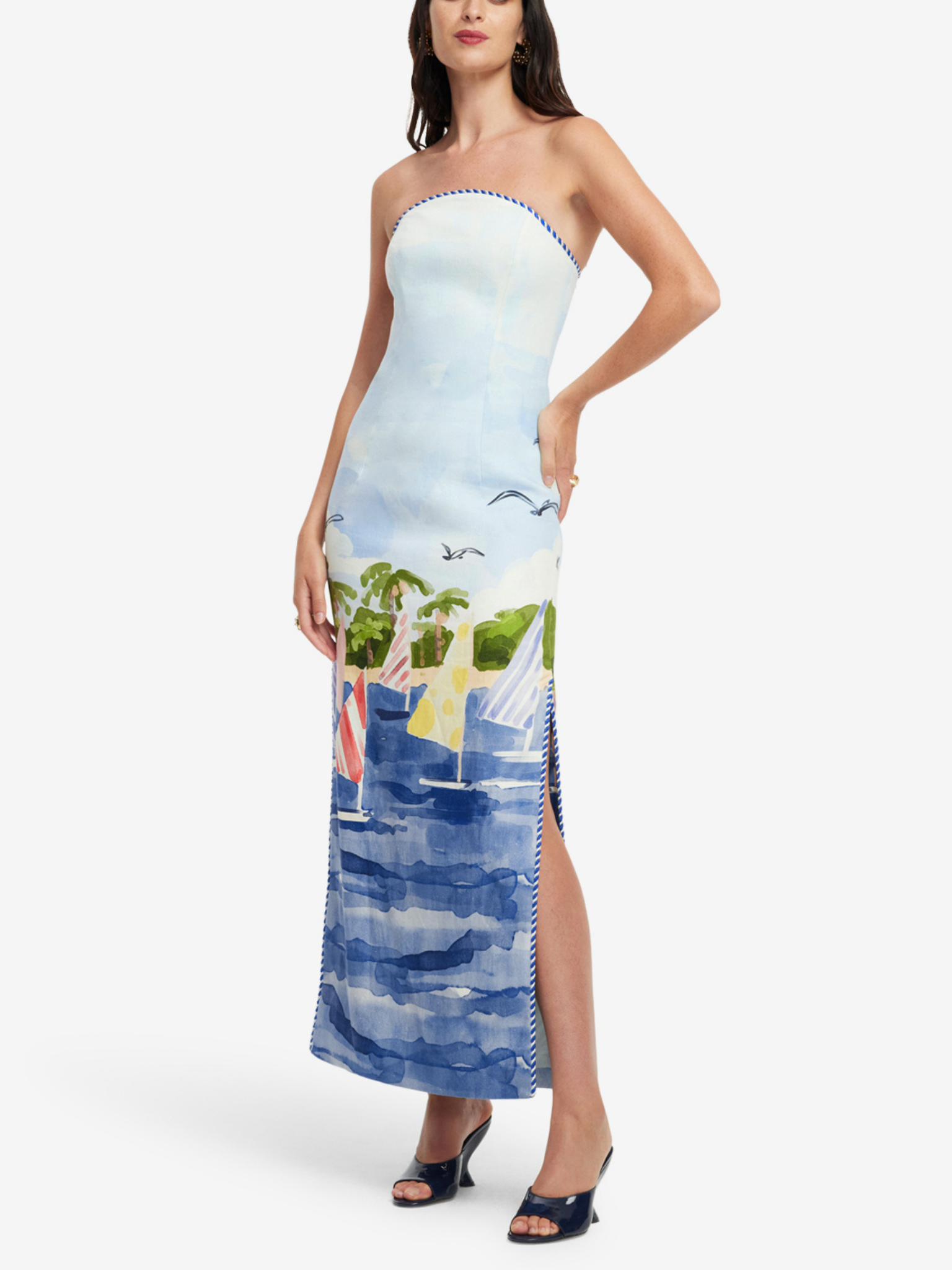 Ava Bustier Maxi Dress