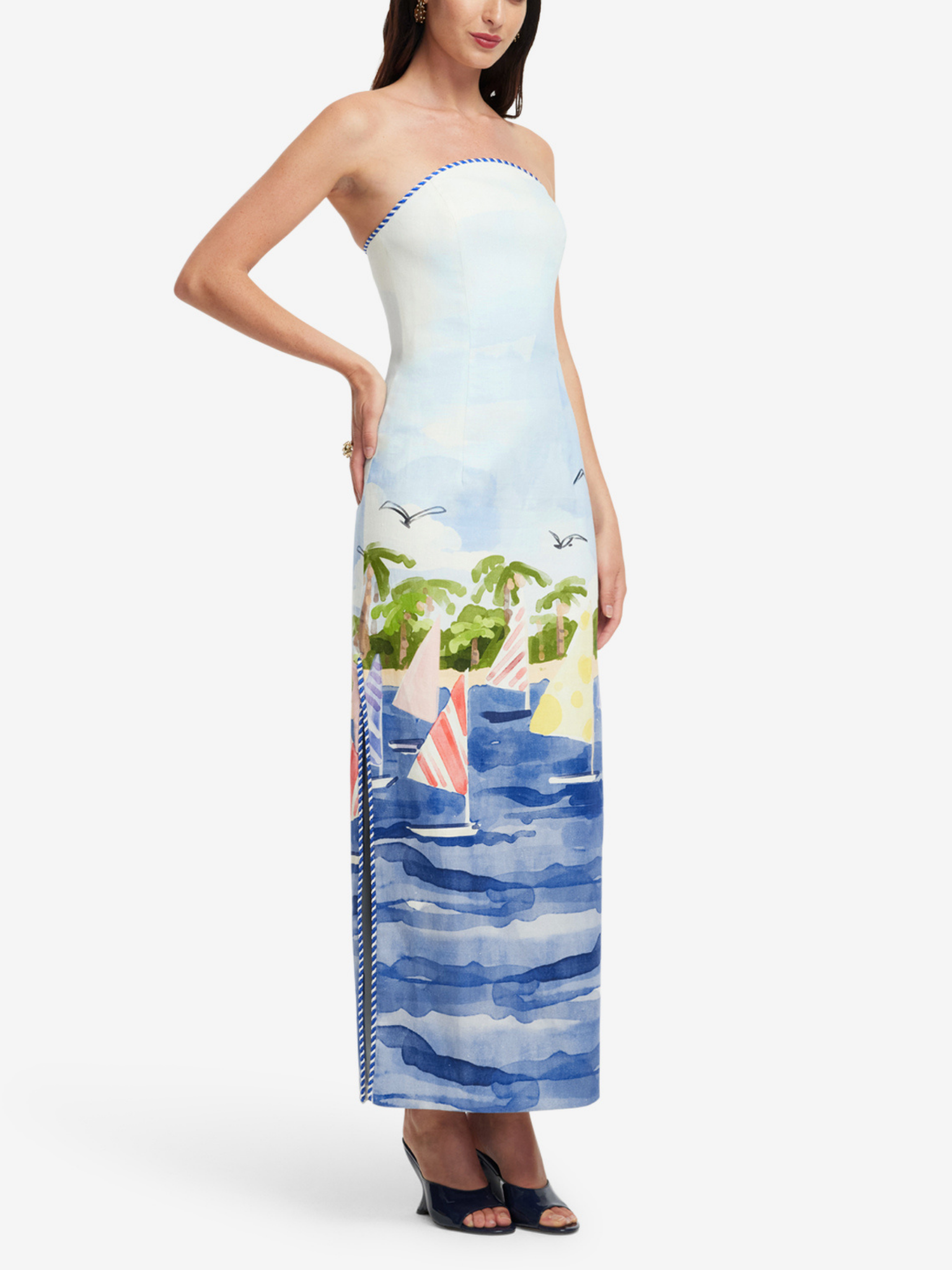 Ava Bustier Maxi Dress