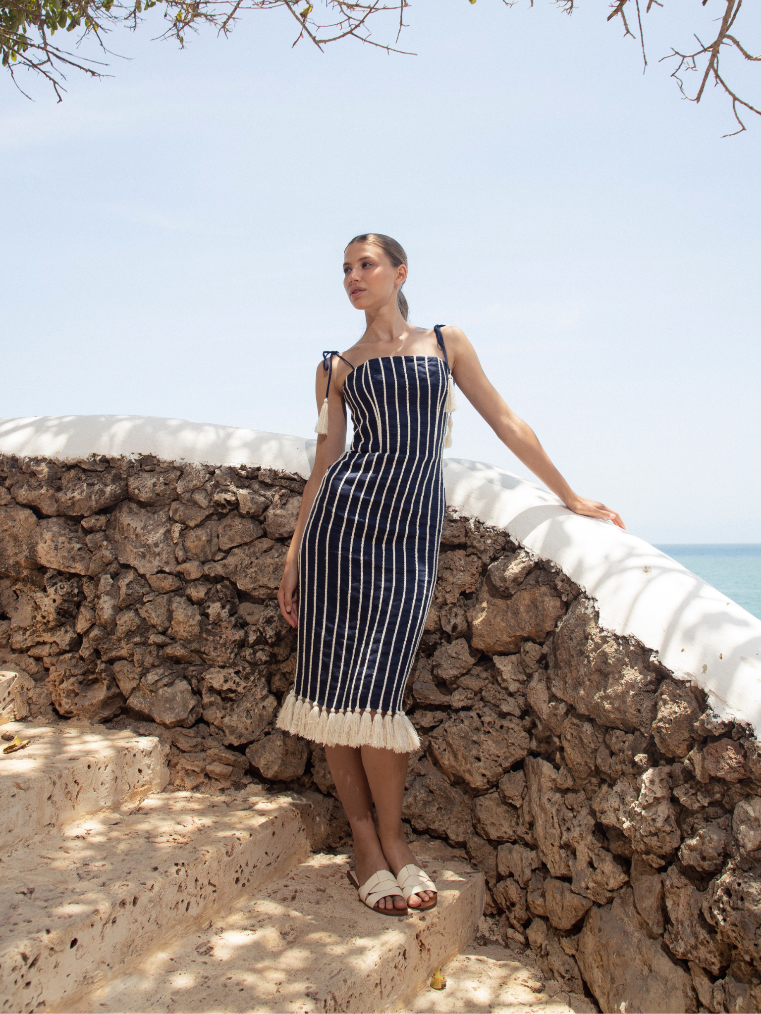 Postales Midi Dress