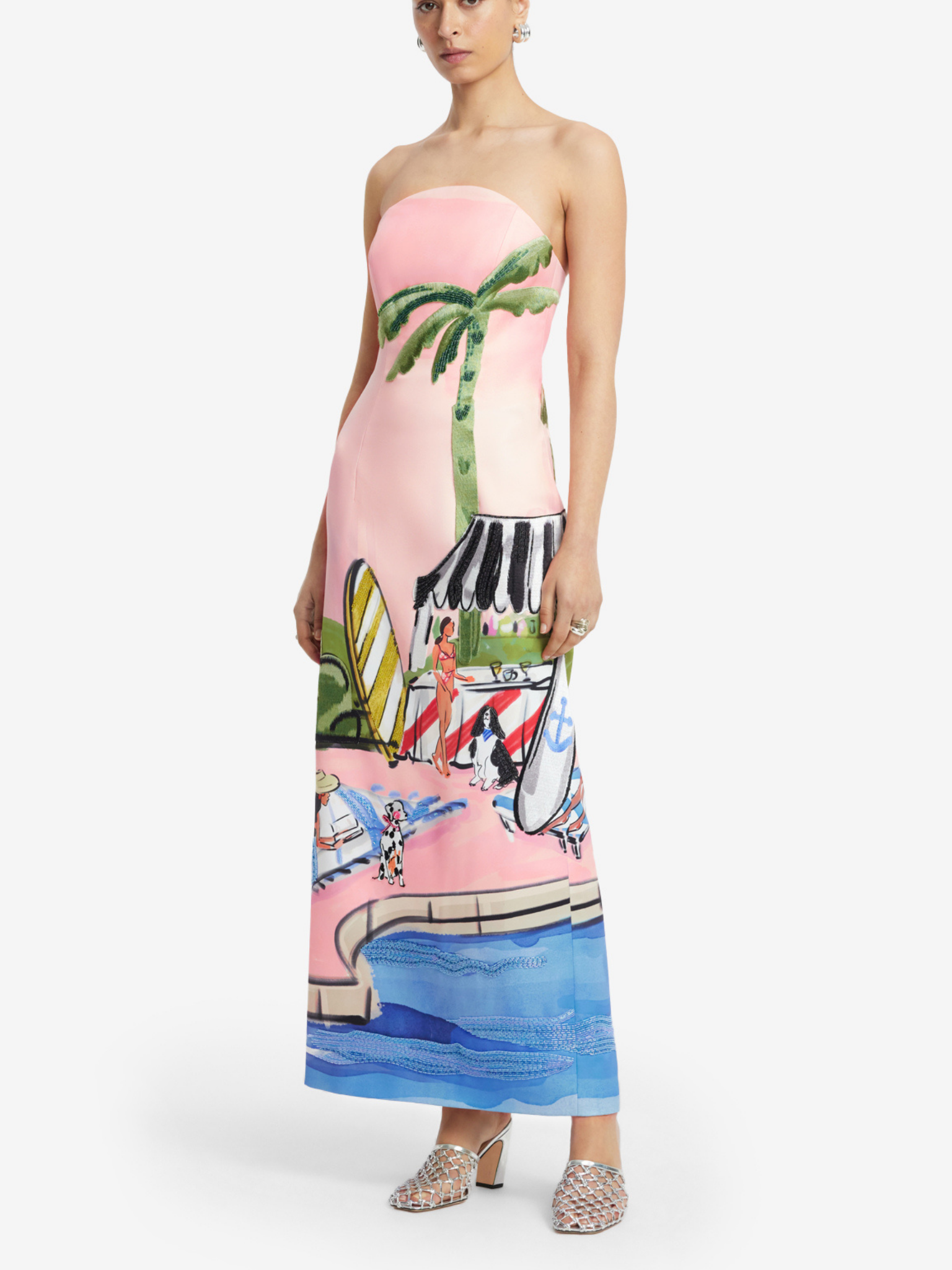 Ava Bustier Maxi Dress