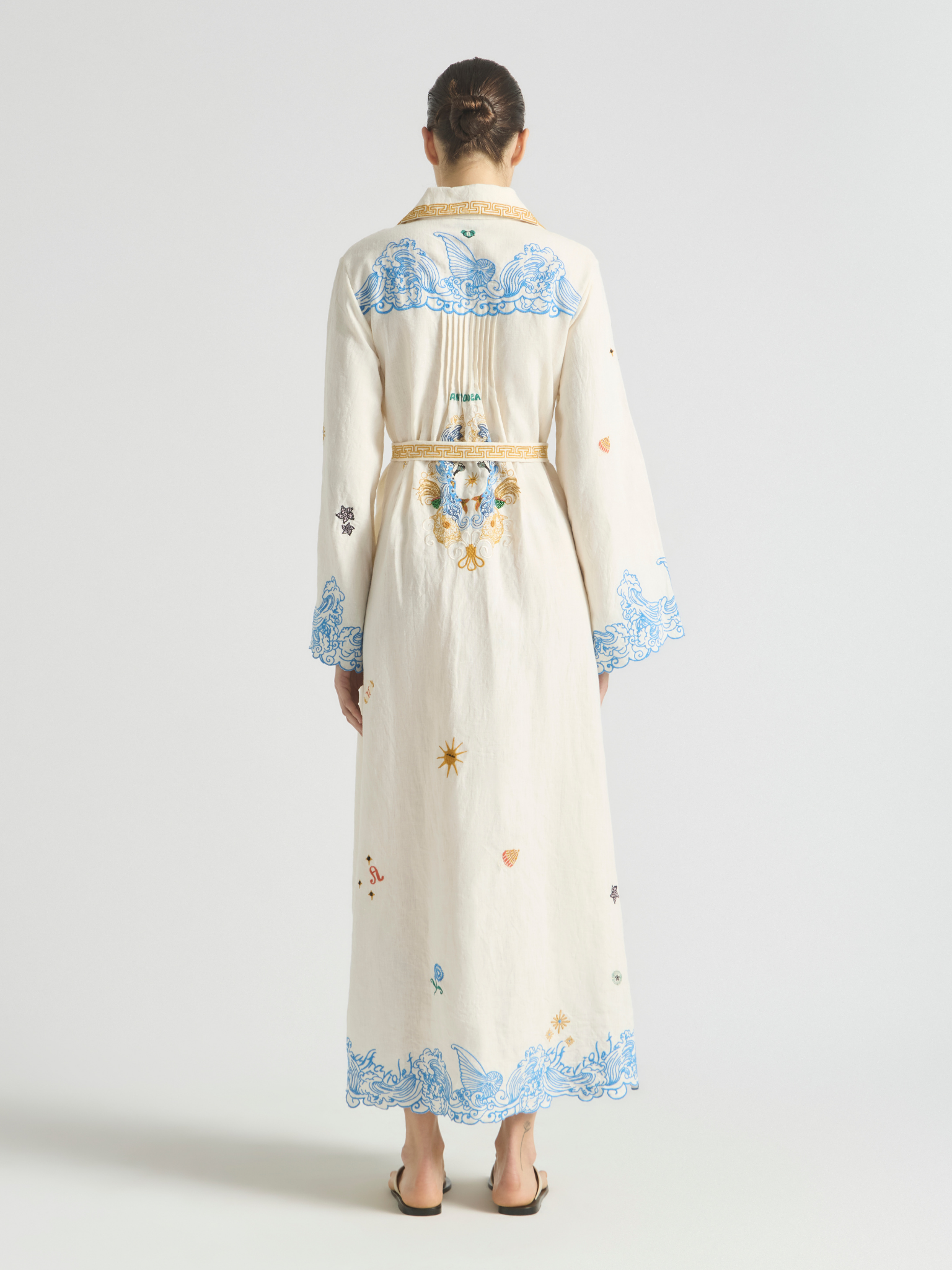 Pipeline Scallop Hem Kaftan