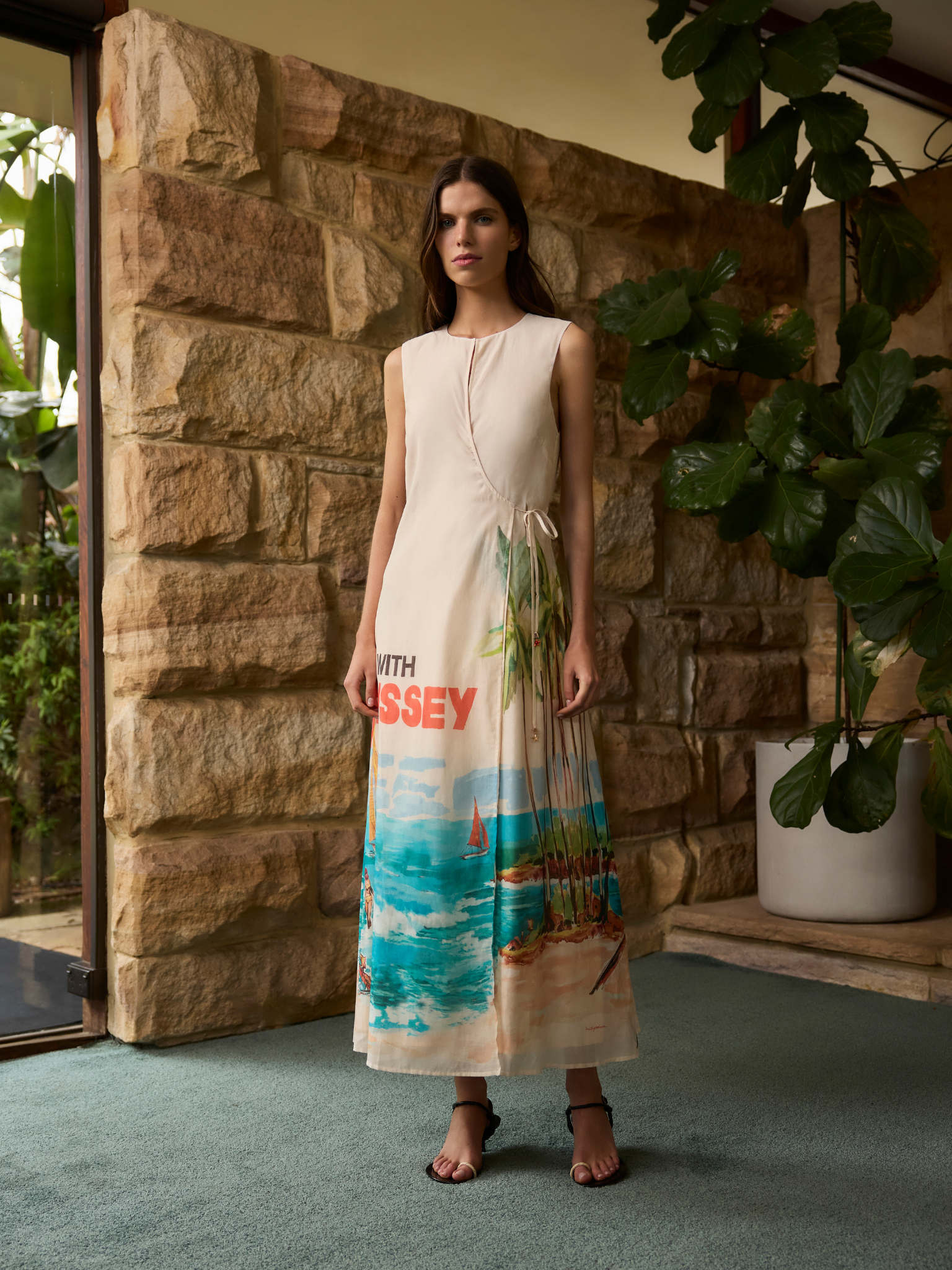 Cruze Key Hole Cover Up Dress