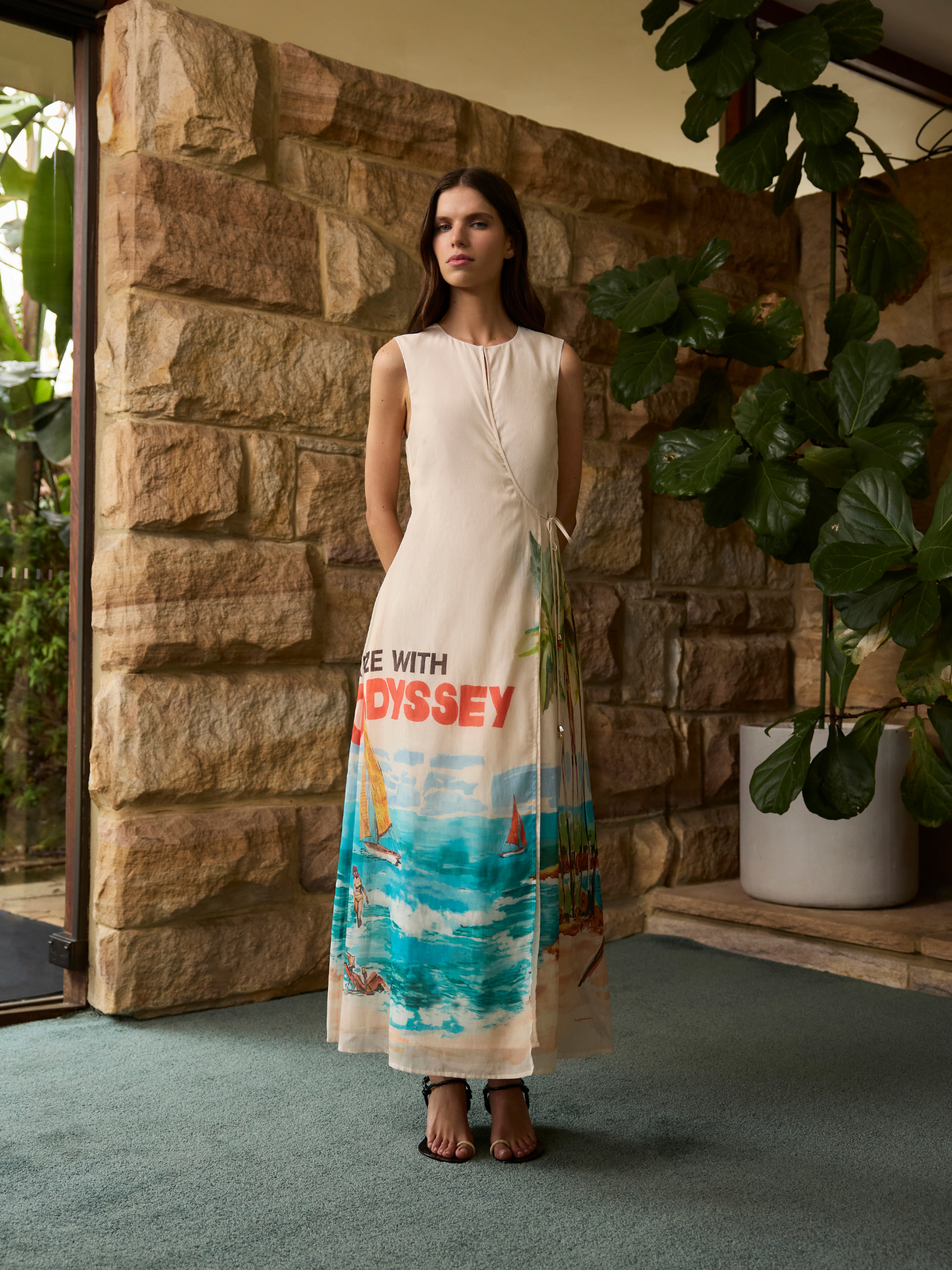 Cruze Key Hole Cover Up Dress