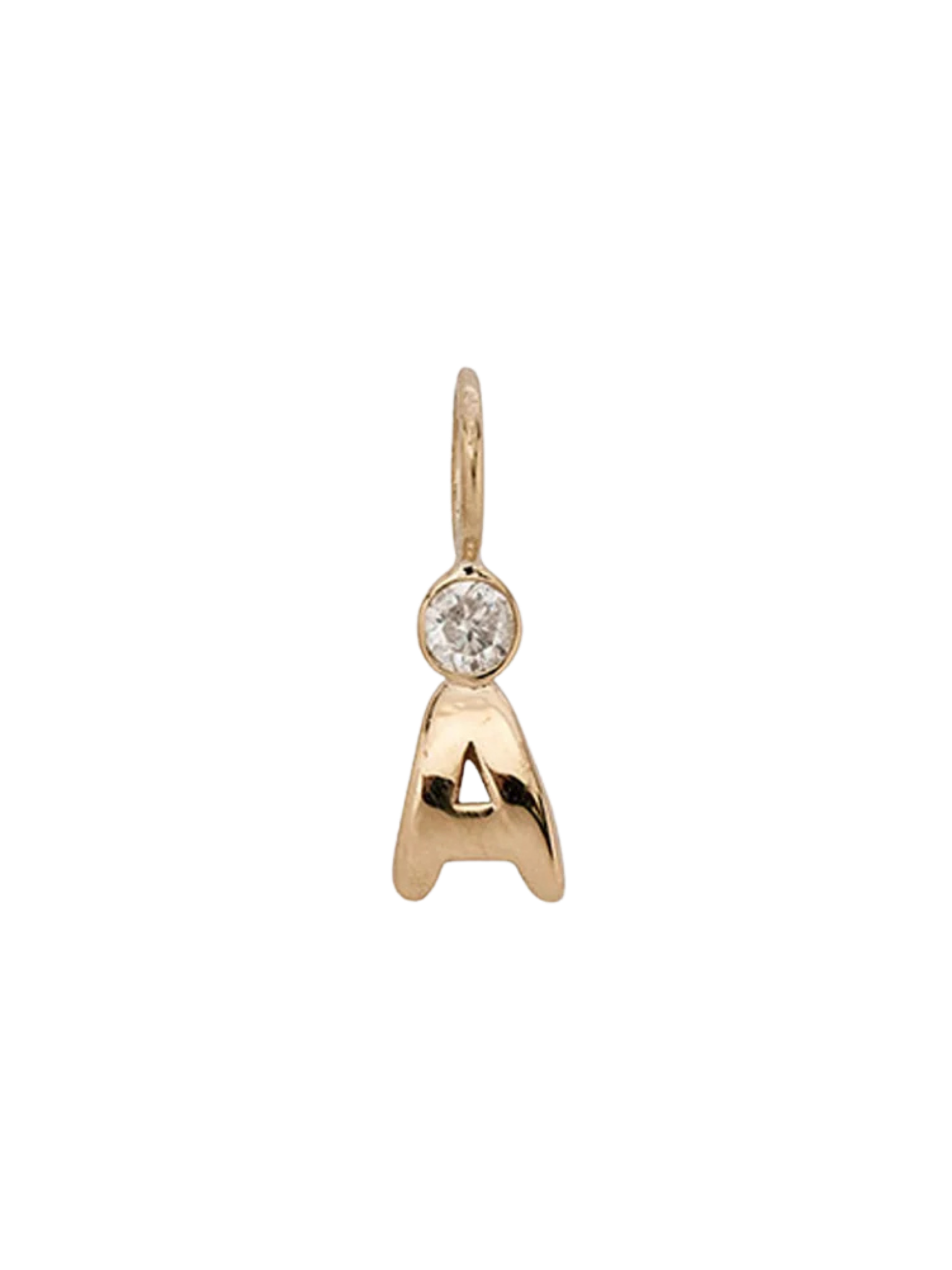 Alphabet Soup 14k Gold & Diamond Charm