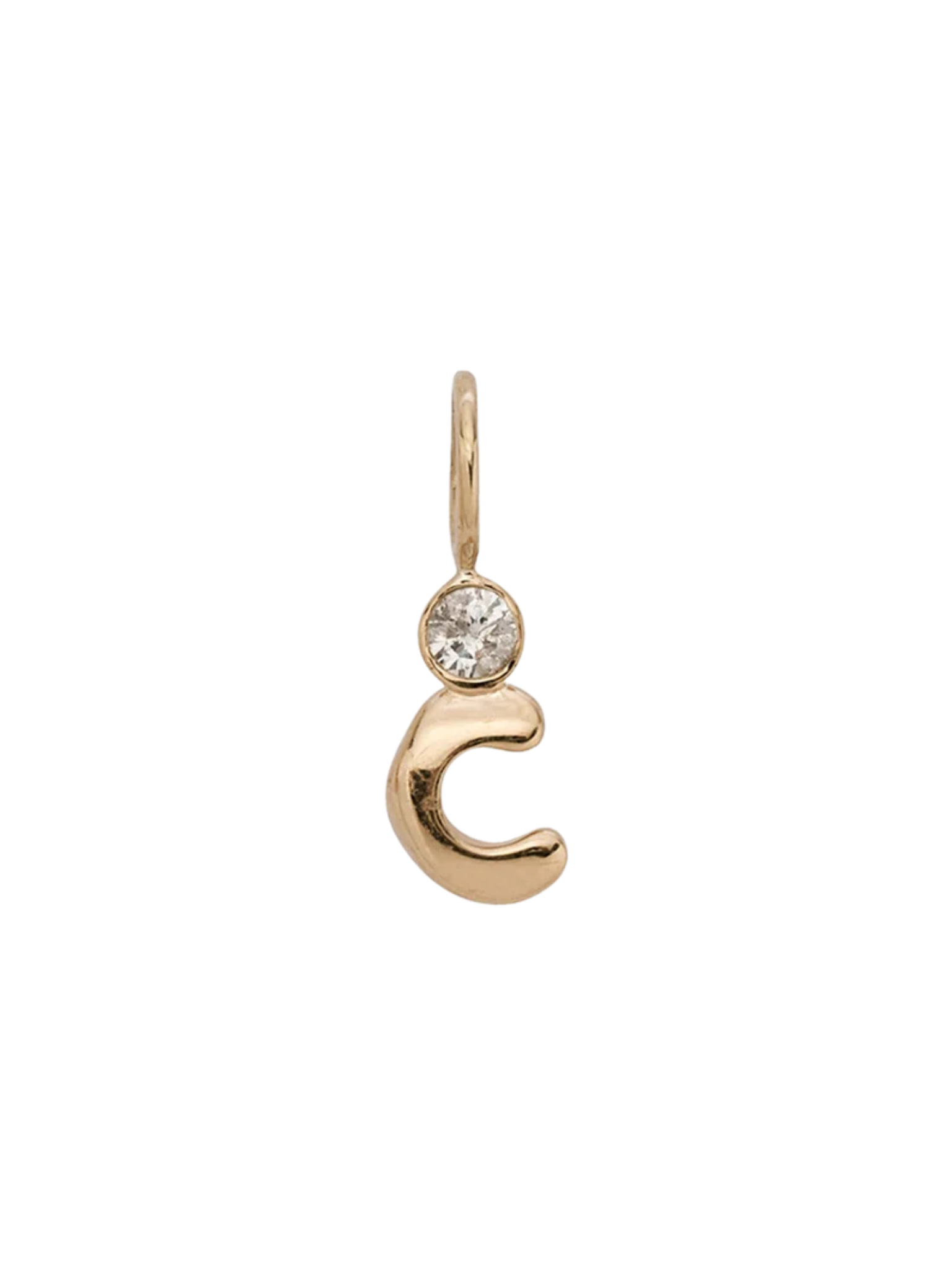 Alphabet Soup 14k Gold & Diamond Charm