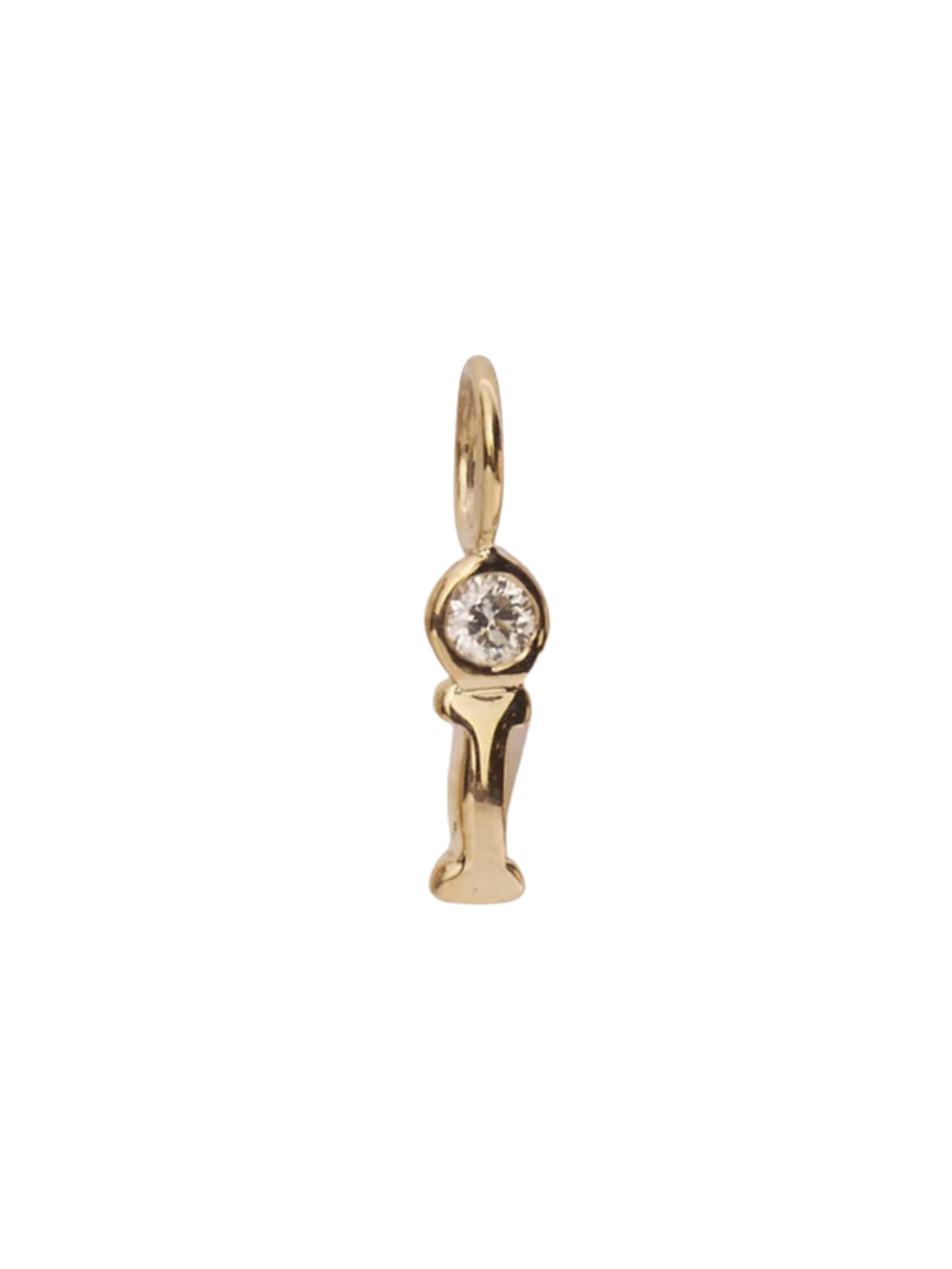 Alphabet Soup 14k Gold & Diamond Charm