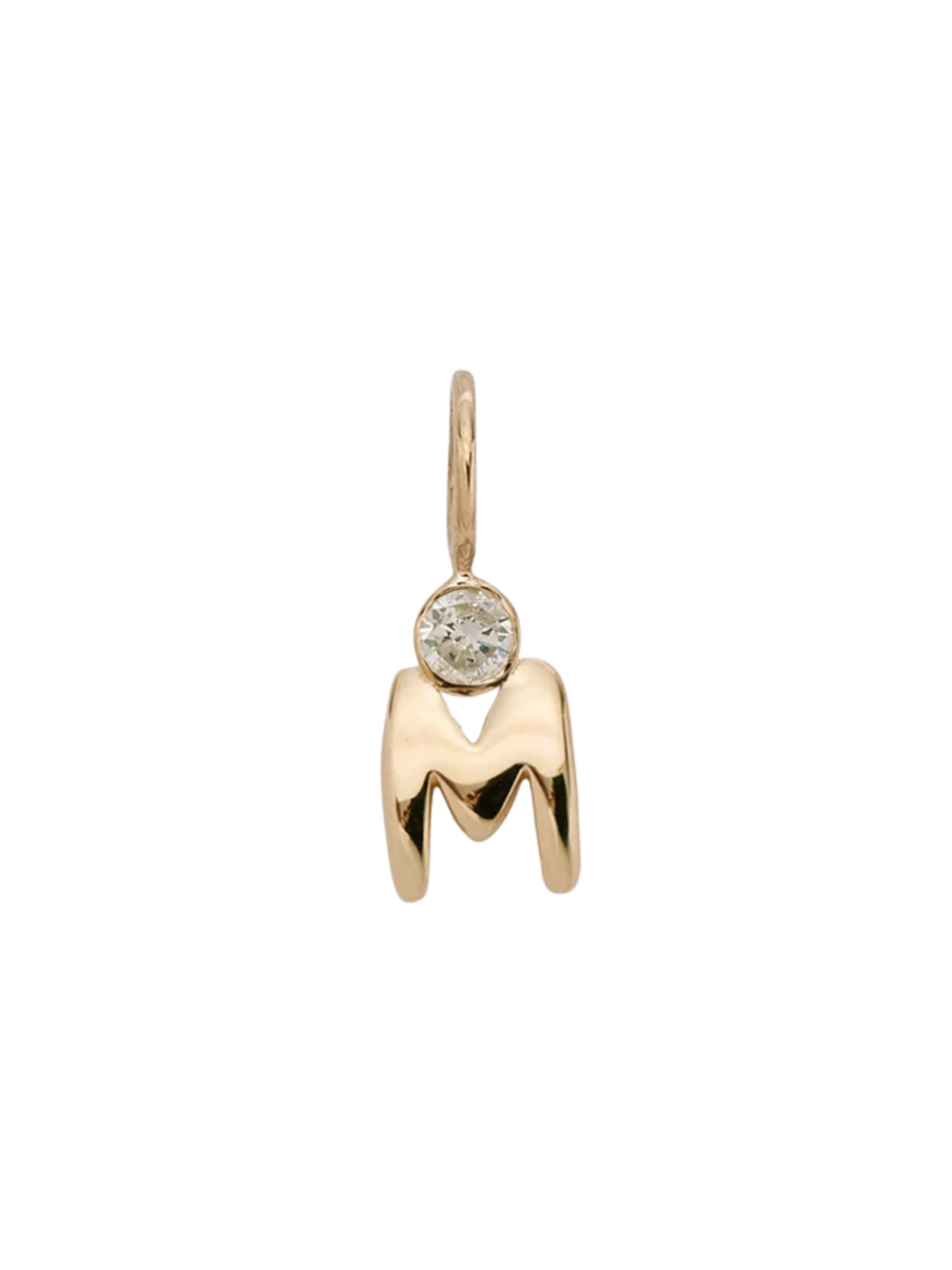 Alphabet Soup 14k Gold & Diamond Charm
