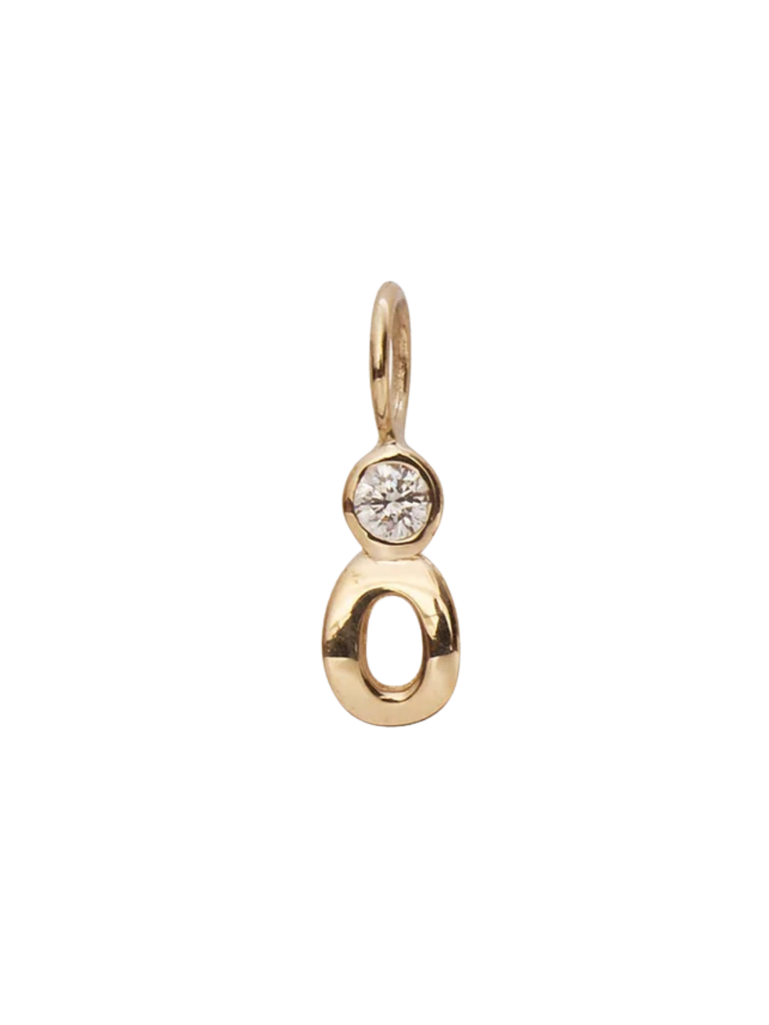 Alphabet Soup 14k Gold & Diamond Charm