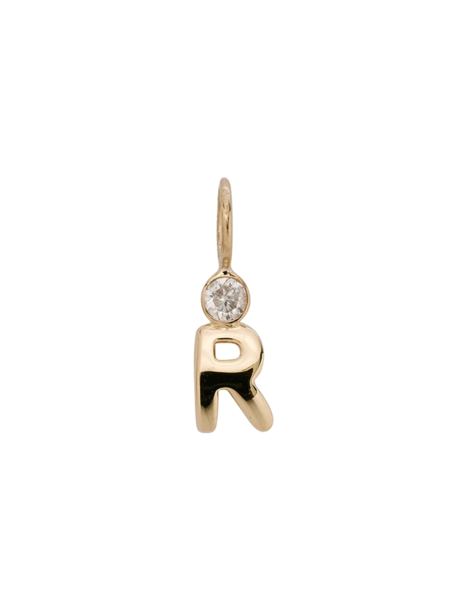 Alphabet Soup 14k Gold & Diamond Charm