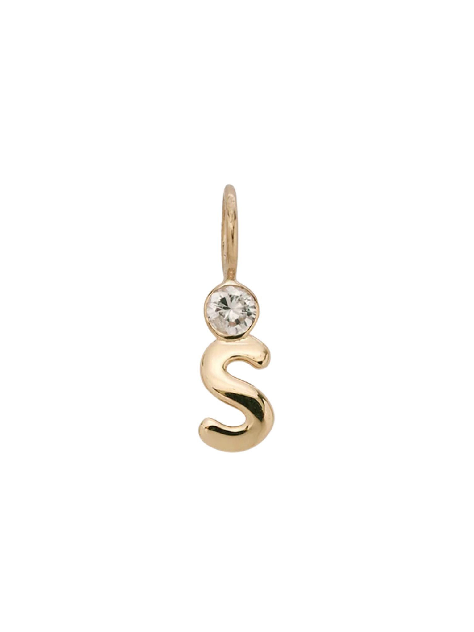 Alphabet Soup 14k Gold & Diamond Charm