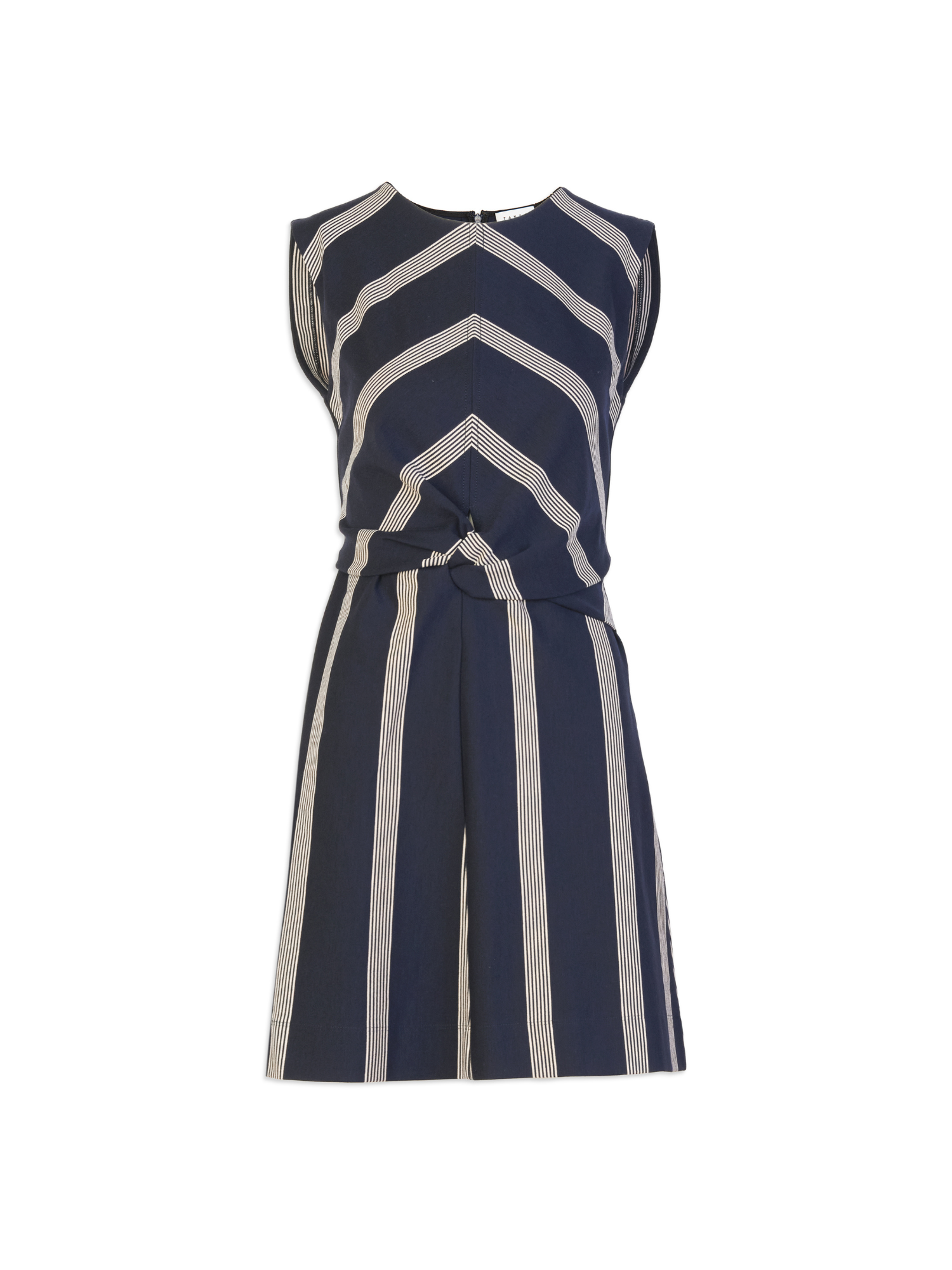 Tanya Taylor Short Theo Dress in Maritime Blue/Birch