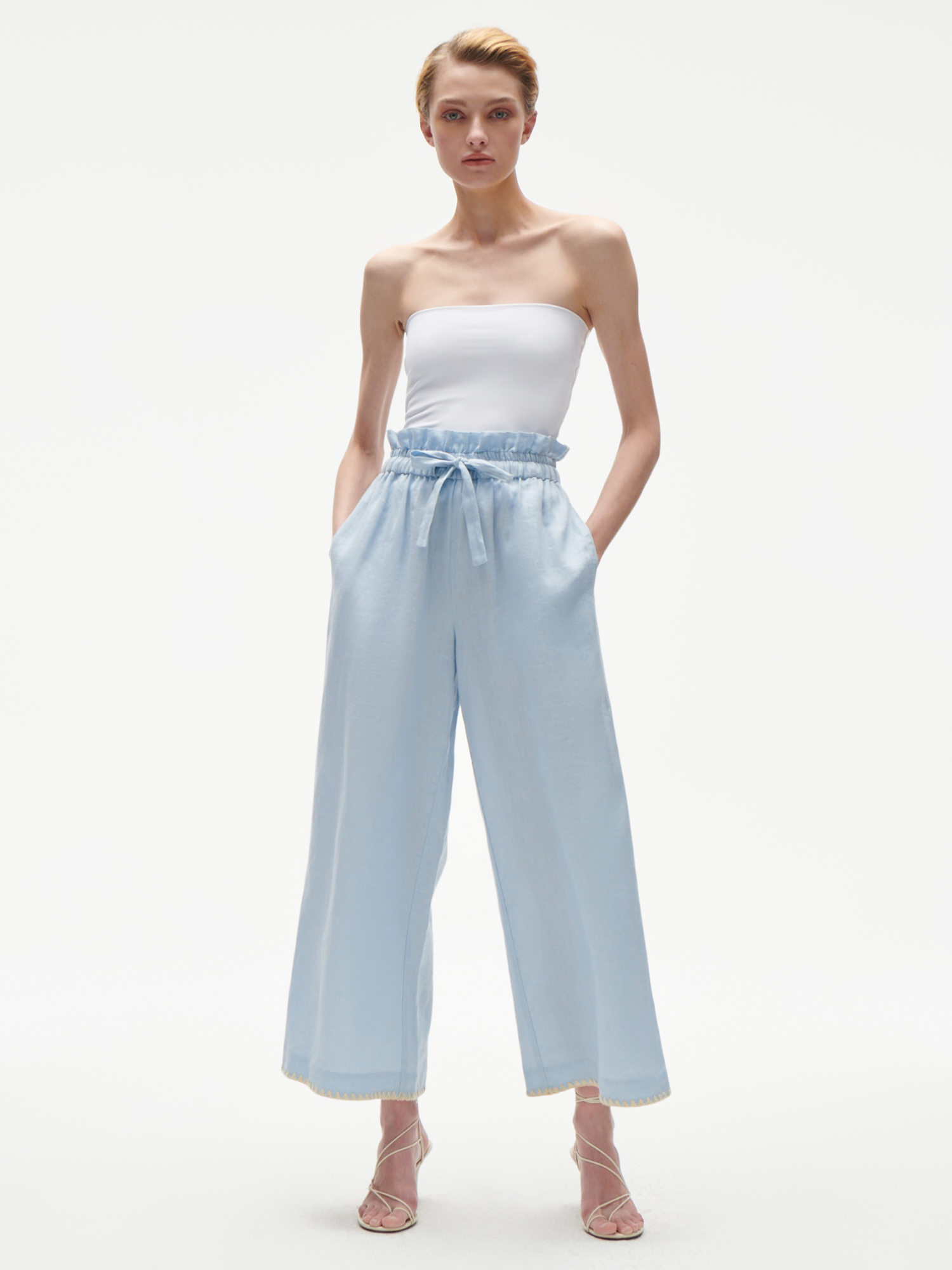 Figue Tomasina Pant in Soft Blue