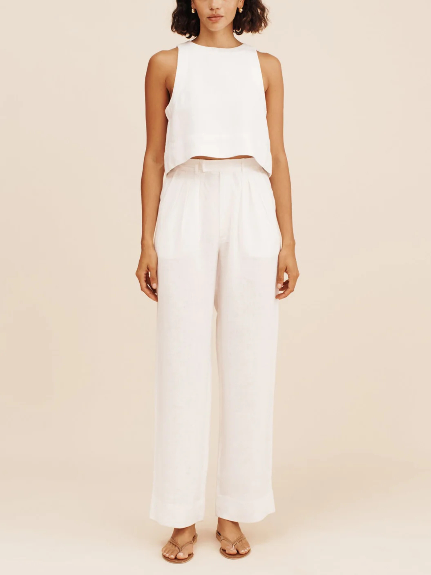 Posse Louis Trouser in Ivory