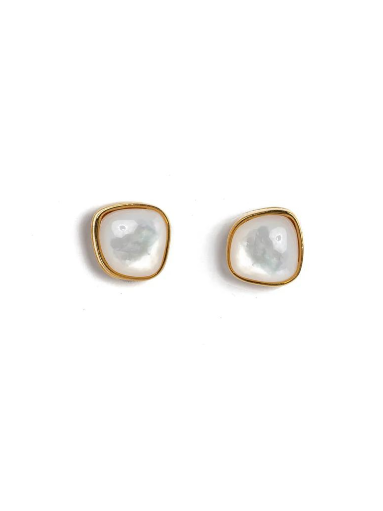 Lizzie Fortunato Bay Studs in Mother-of-Pearl
