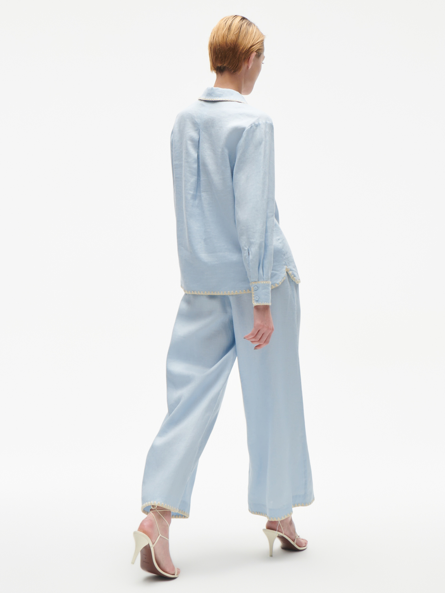 Figue Tomasina Pant in Soft Blue