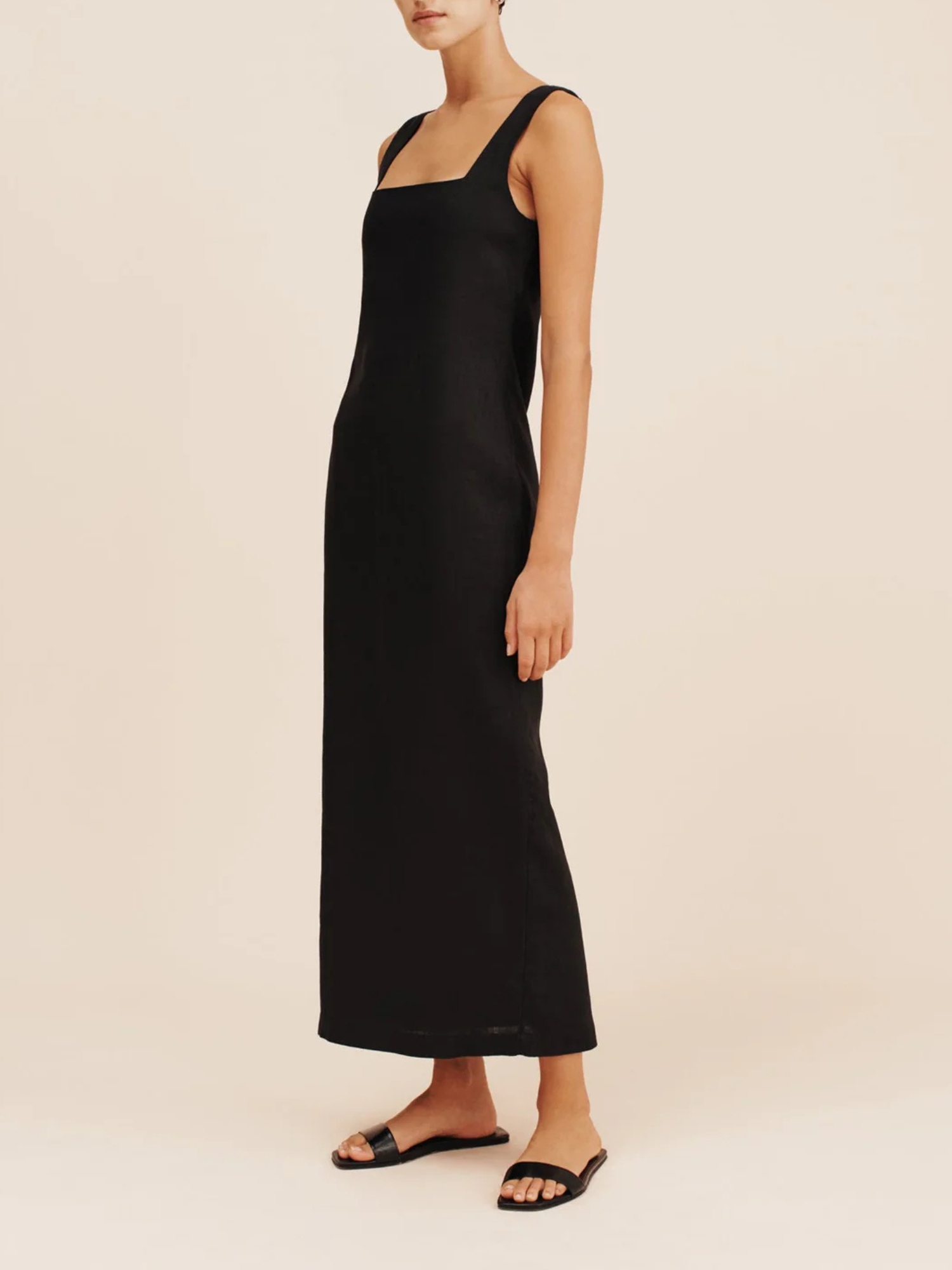 Posse Alice Midi Dress in Black