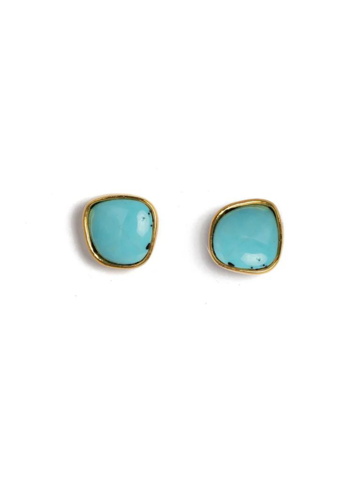 Lizzie Fortunato Bay Studs in Turquoise