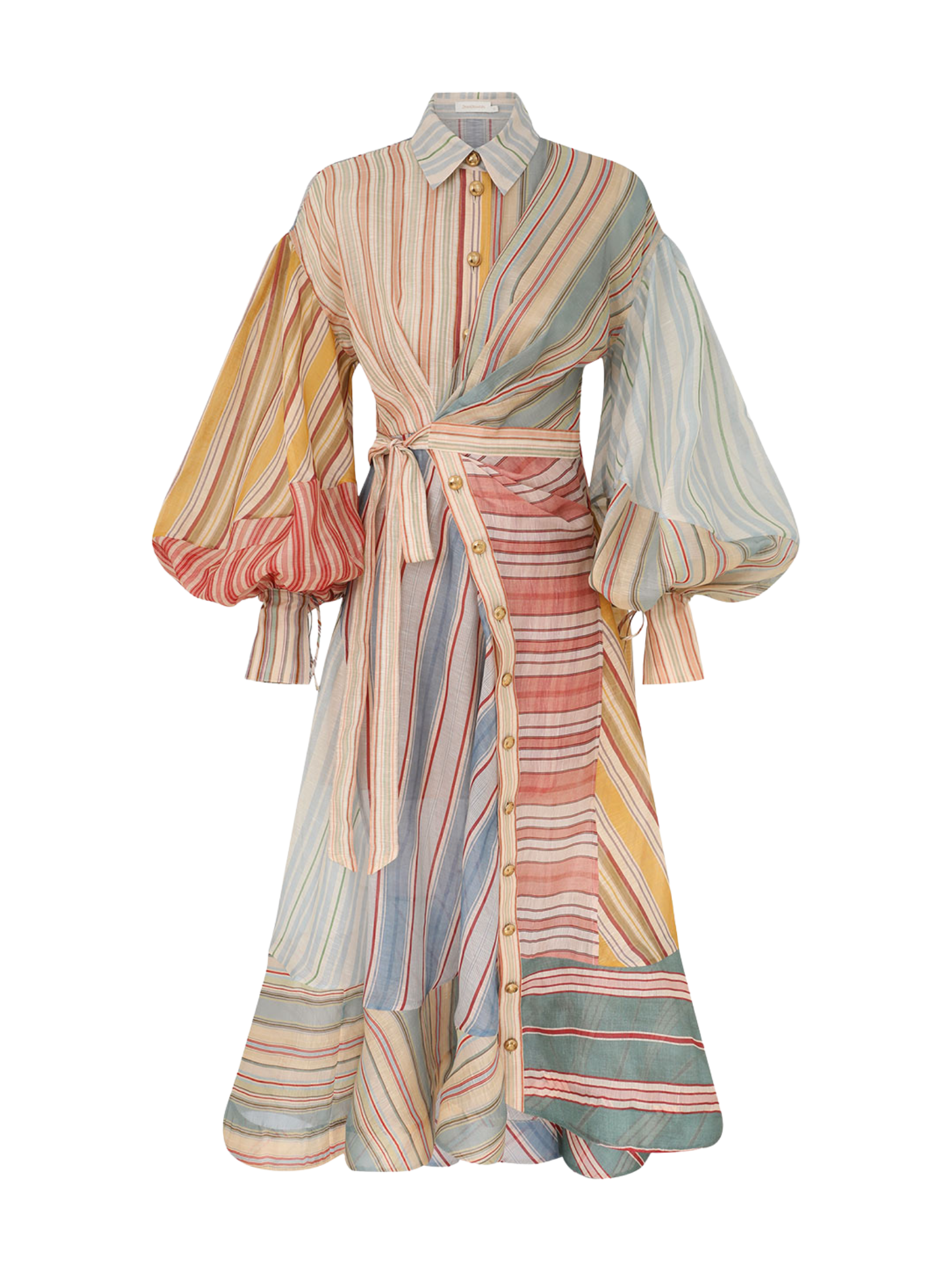 Rebellion Striped Midi Dress