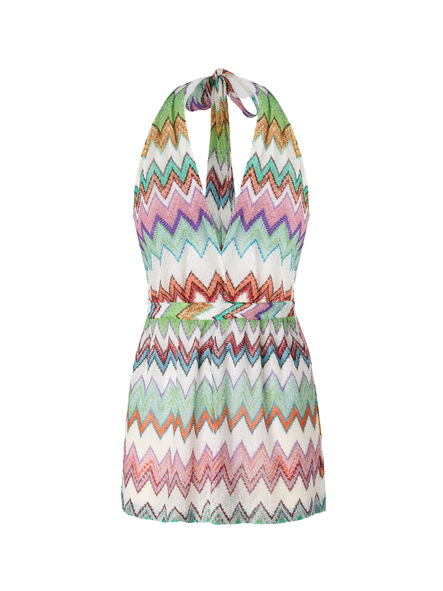 Short V-Neck Jumpsuit