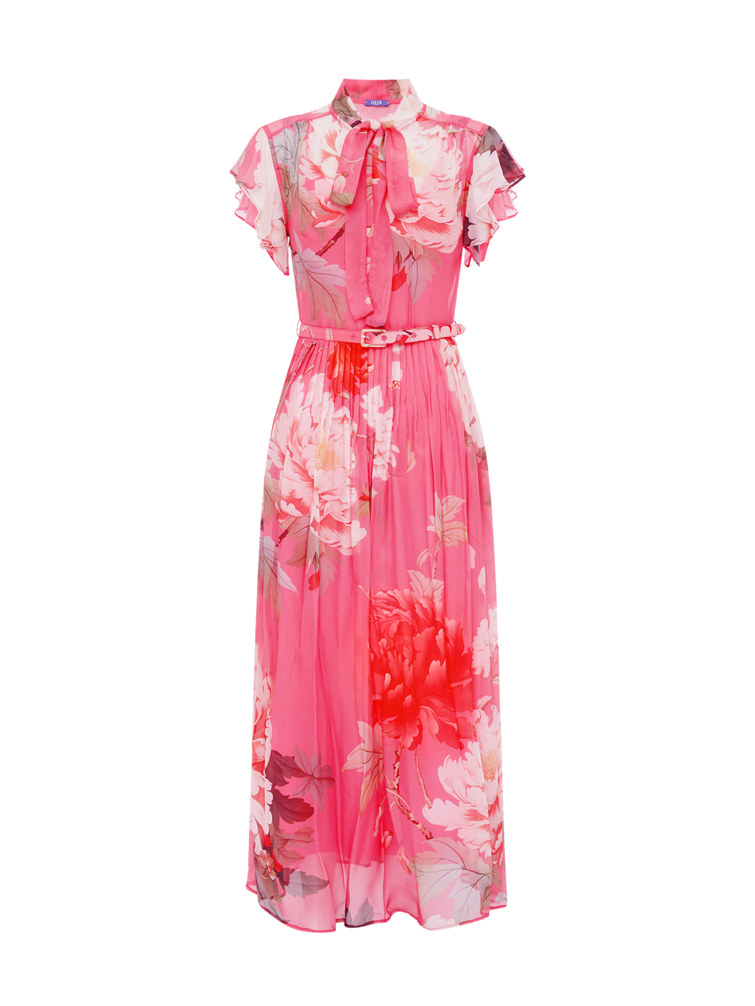 Grace Flutter Sleeve Midi Dress