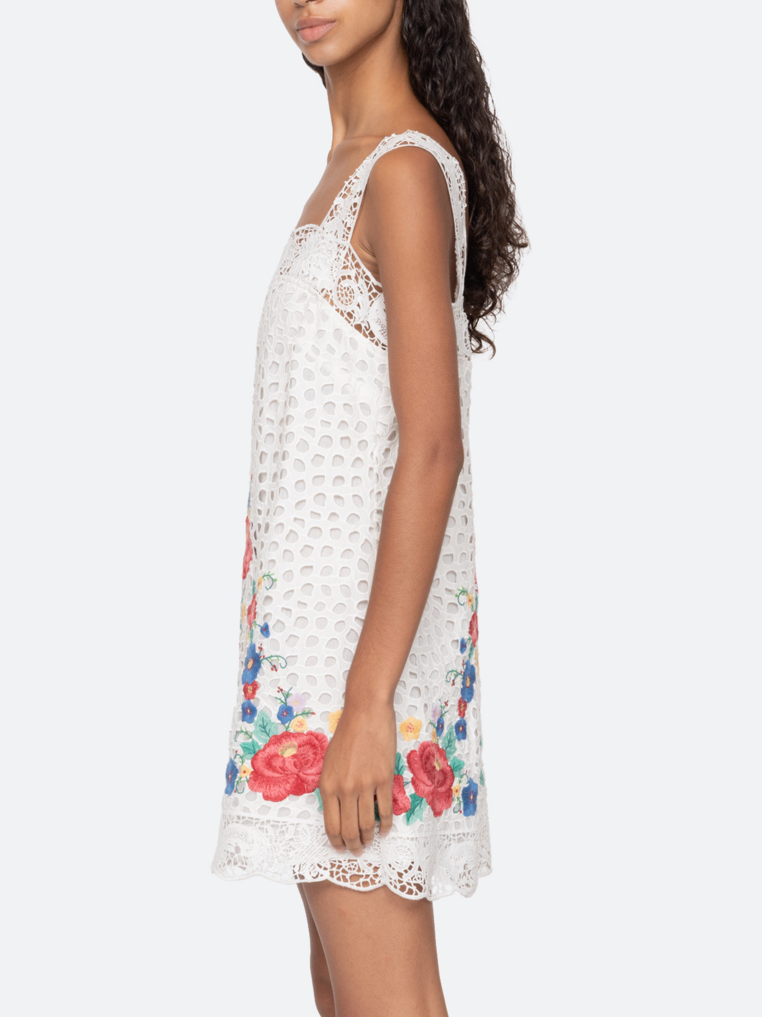 Astrid Embroidery Tank Dress