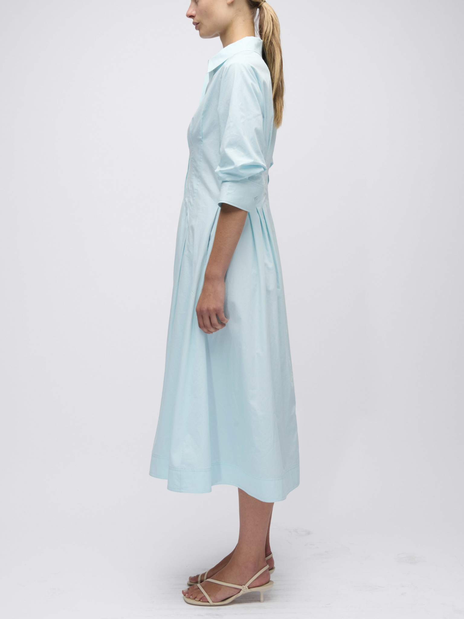 Jazz Pintuck Midi Dress